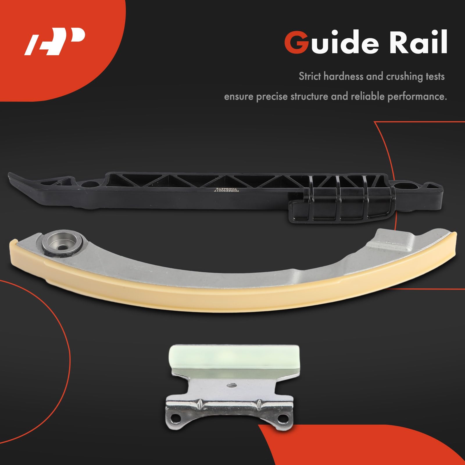 A-Premium Engine Timing Chain Kit W/Damper & Guide & Vvt Sprocket [Fit Dohc, 4Cyl 2.2 2.4L] Compatible With Chevy & Gmc & Pontiac & Buick & Saab & Saturn, Fits Hhr, Equinox, Regal, 9-5, Sky & More