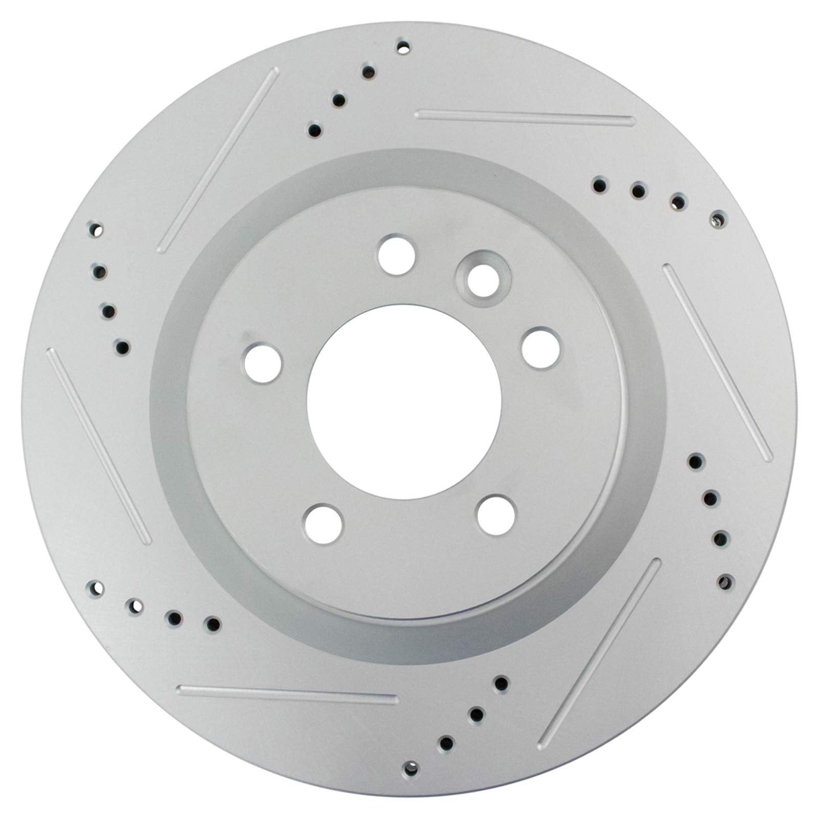 Trq Front Performance Brake Rotors Set Vented Premium G-Coated Compatible With 2005-2009 Land Rover Lr3 2006-2009 Range Rover Sp