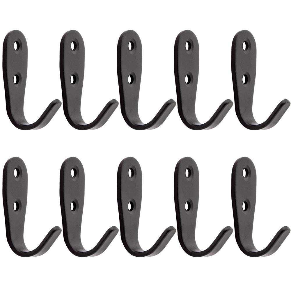 Ulifestar Heavy Duty Wall Hooks,Stainless Steel Screw On Hooks For Hanging Coats Plants Towels Keys Hats,Waterproof Single Shower Hanger Hooks For Garage Kitchen Bathroom Storage Organization 10 Pcs
