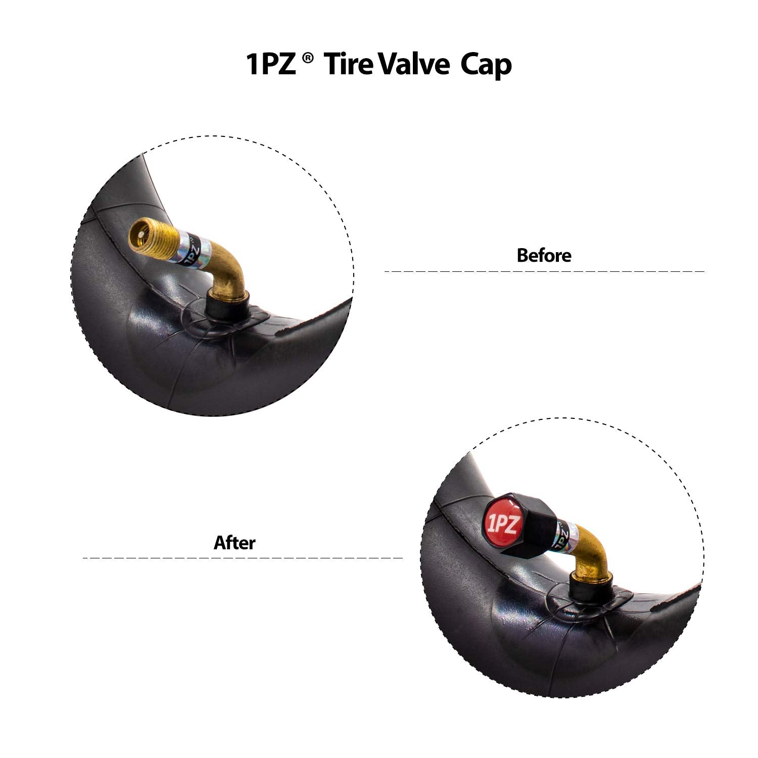 1Pz Re3-34W 3.00-4 (10'X3', 260X85) Tire & Inner Tube With Tr87 Bent Valve Stem For Pocket Rocket E300 E325 Ezip Scooter Mini Chopper Bike Go Kart Bladez Gas Electric Mobility