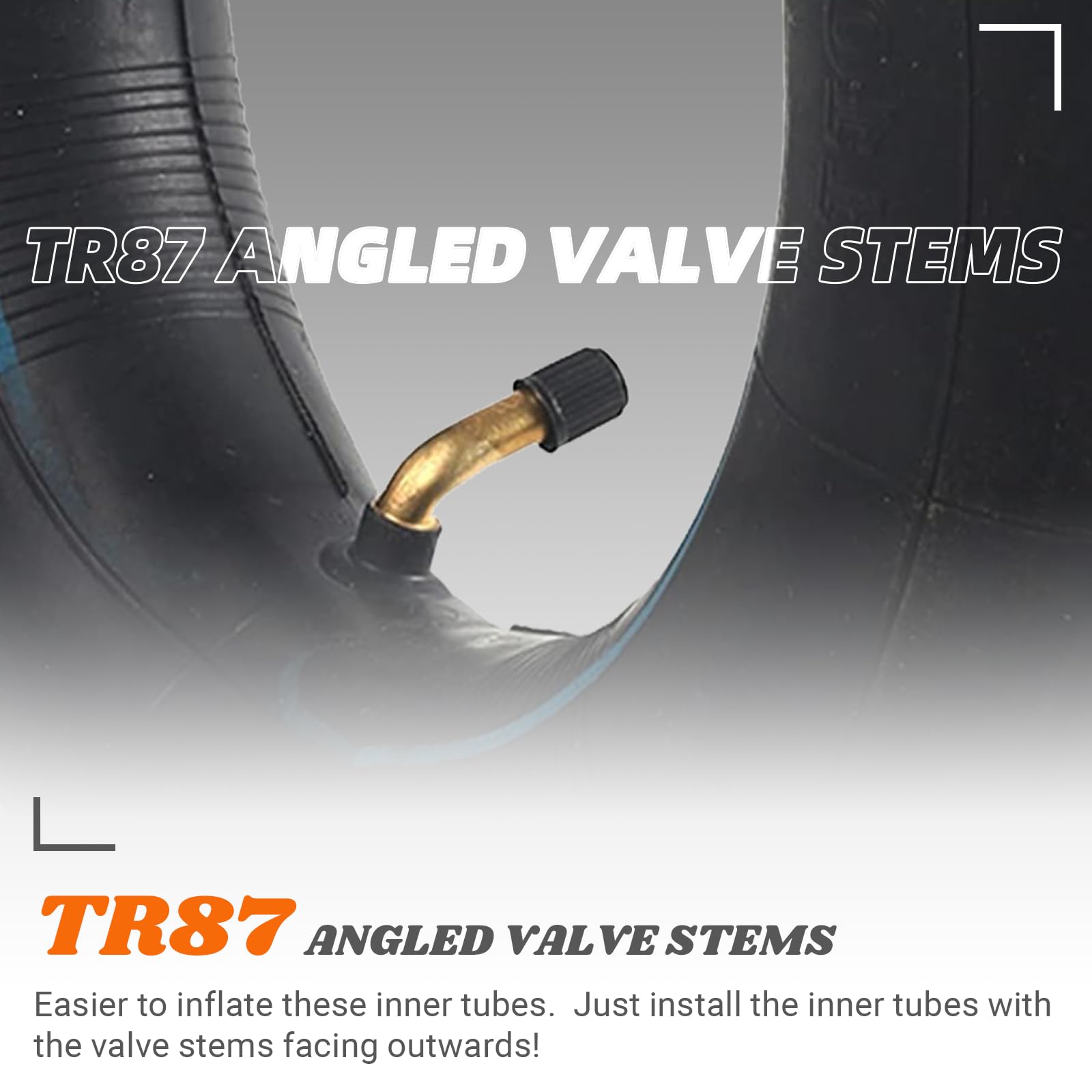 (1 Set) Universal Replacement Rear 110/50-6.5 Tire And Tube Set - Fits Most 38Cc, 47Cc, And 49Cc Mini Pocket Bikes - Compatible