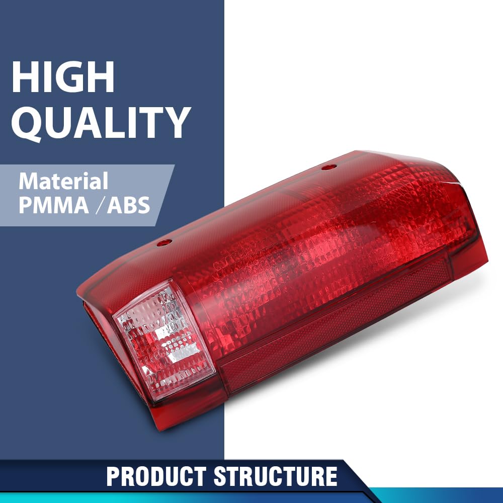 Pit66 Tail Lights Assembly Compatible With Ford Bronco F150 1990-1996/Fit Ford F250 F350 1990-1997 Left Driver And Right Passeng