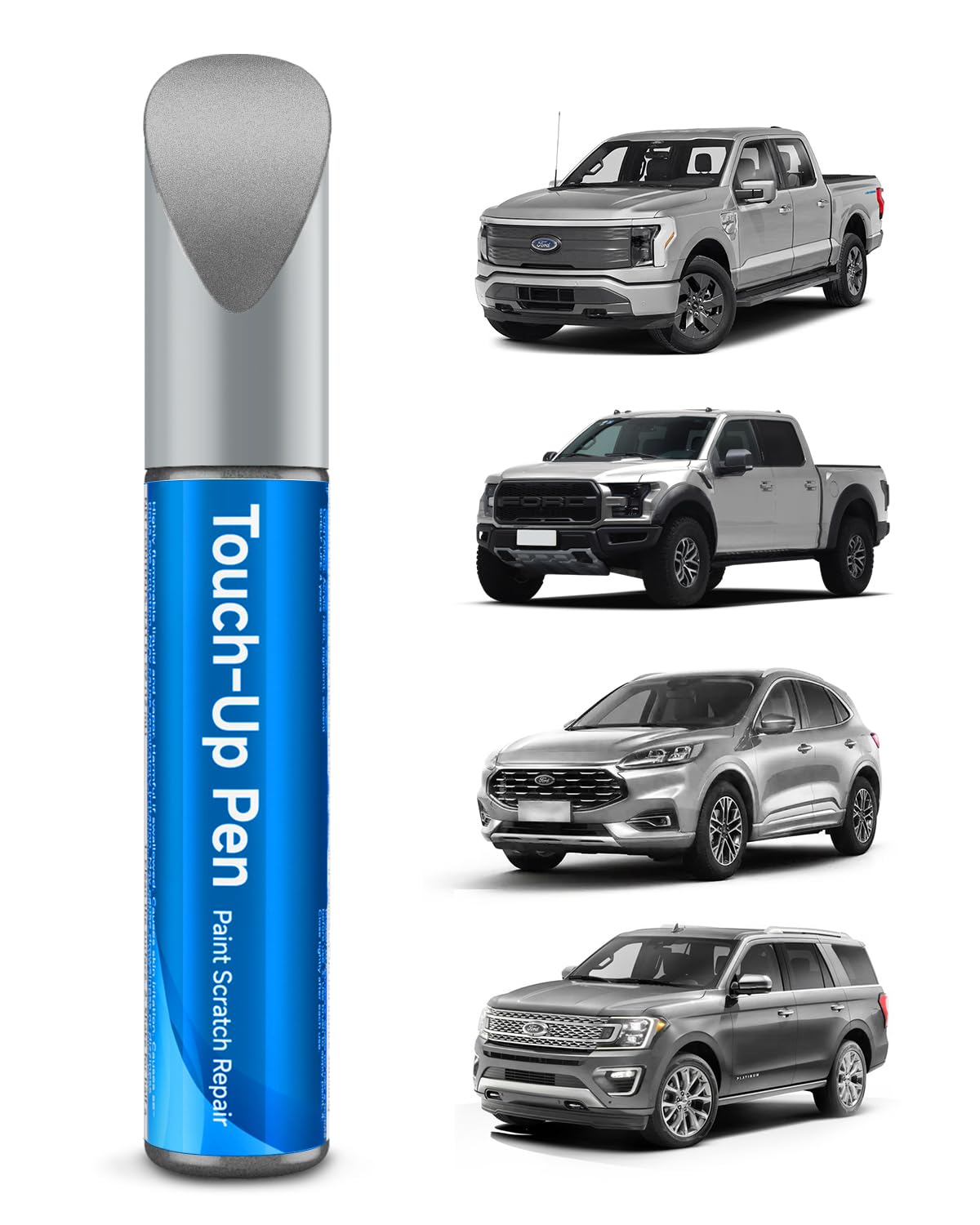 JS/M7432A Iconic Silver Metallic Touch Up Paint Compatible with Ford Exact Match Touch Up Paint Car Scratch Repair