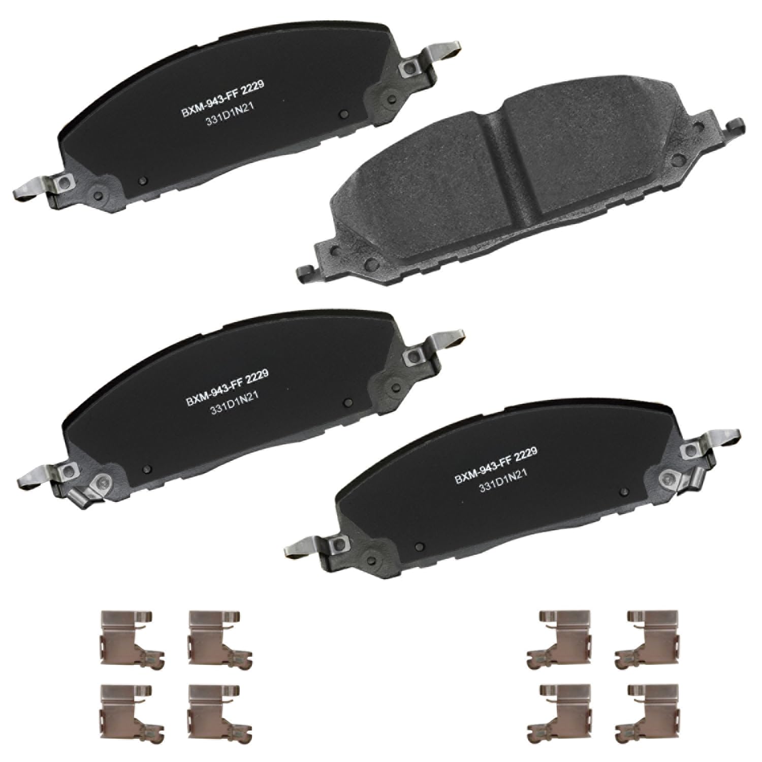 Bendix Premium Sbm2229 Semi-Metallic Front Brake Pads For Ford Explorer 2024-2020, Police Interceptor Utility 2024-2020, Lincoln
