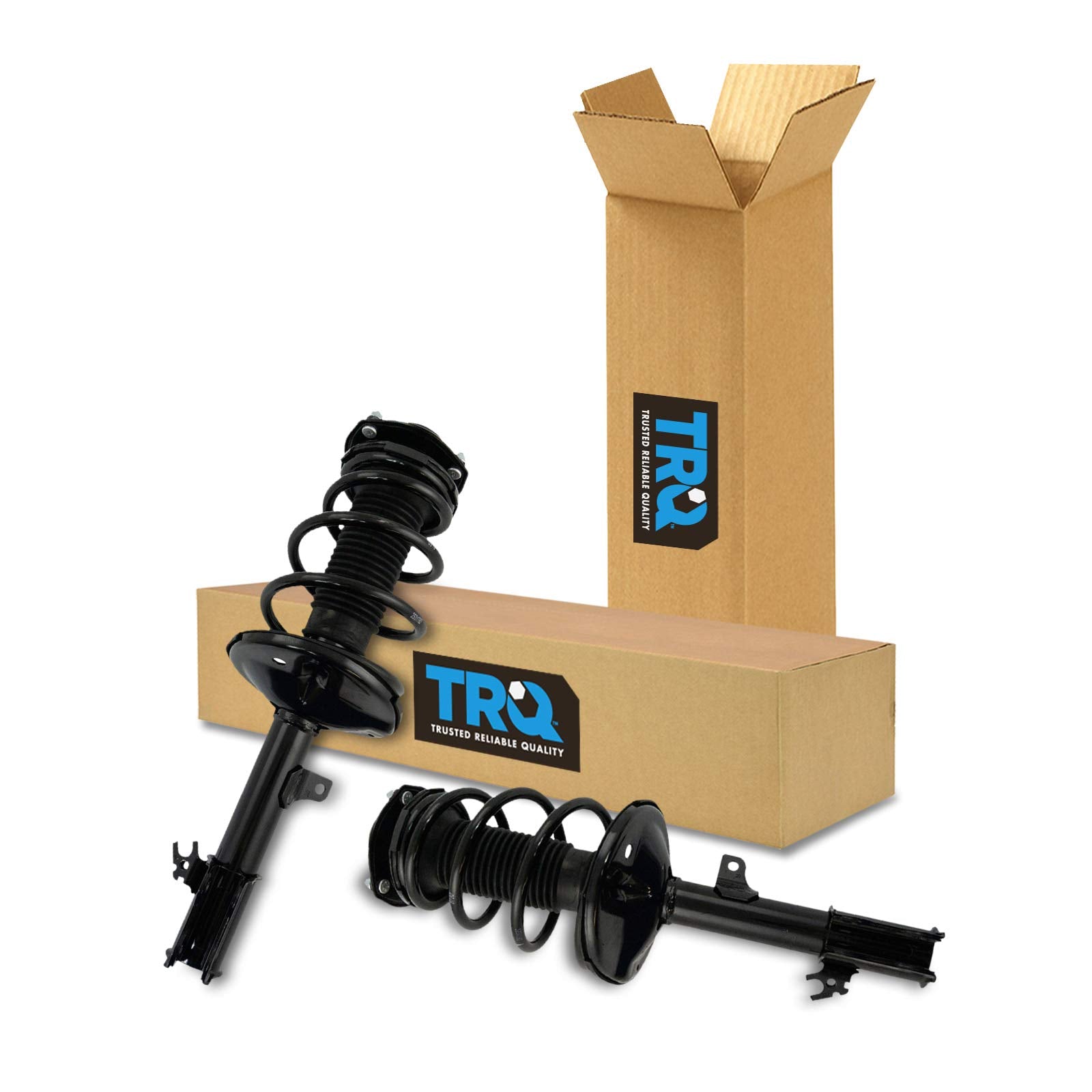 Trq Front Strut & Coil Spring Assembly Set Driver & Passenger Sides Compatible With 99-03 Lexus Rx300