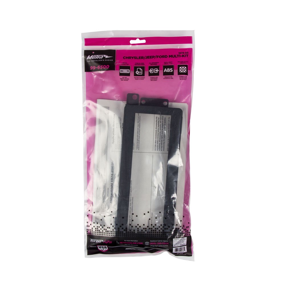 Metra 99-6500 Dash Kit For Chry/Ford/Jeep 74-03, Black