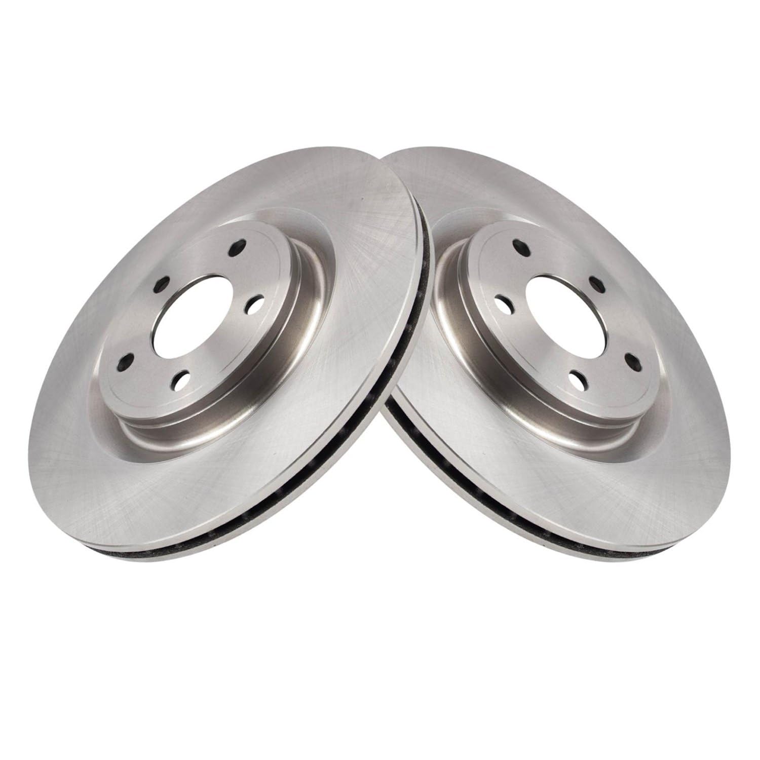 Trq Front Brake Rotors Set Compatible With 2008-2010 Chevrolet Cobalt Hhr