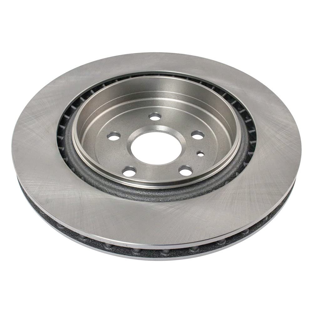 Trq Rear Brake Rotors Set Vented Compatible With 2009-2019 Cadillac Cts 2010-2022 Chevrolet Camaro