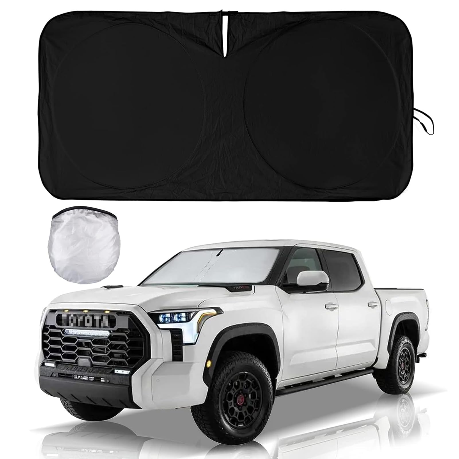 Insauto For Toyota Tundra Car Sun Shade Windshield For Tundra 2006 2005 2004 Window Sunshade Fit Toyota Matrix 2003-2013 Foldabl