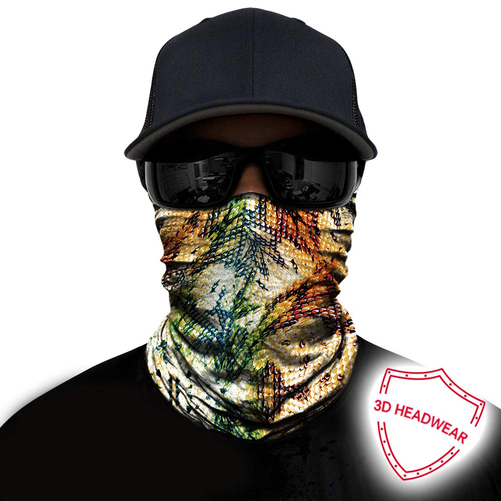 Obacle Seamless Bandana For Rave Face Mask Dust Wind Sun Protection Neck Gaiter Tube Mask For Women Men Festival Party Motorcycl