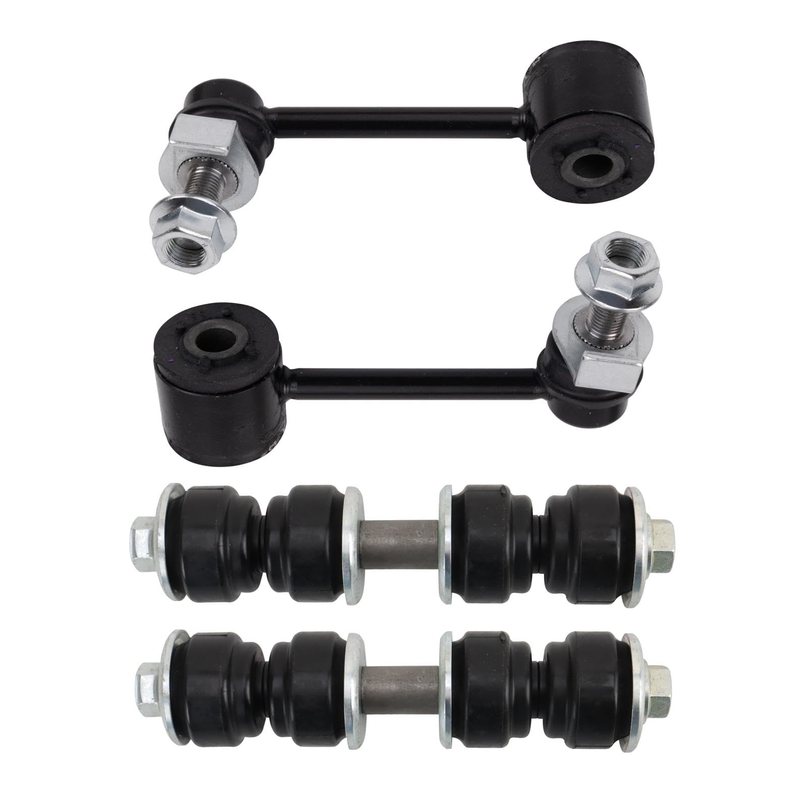 Trq Front & Rear Sway Bar Stabilizer Link Set Compatible With 2012-2021 Nissan Nv1500 Nv2500 Nv3500