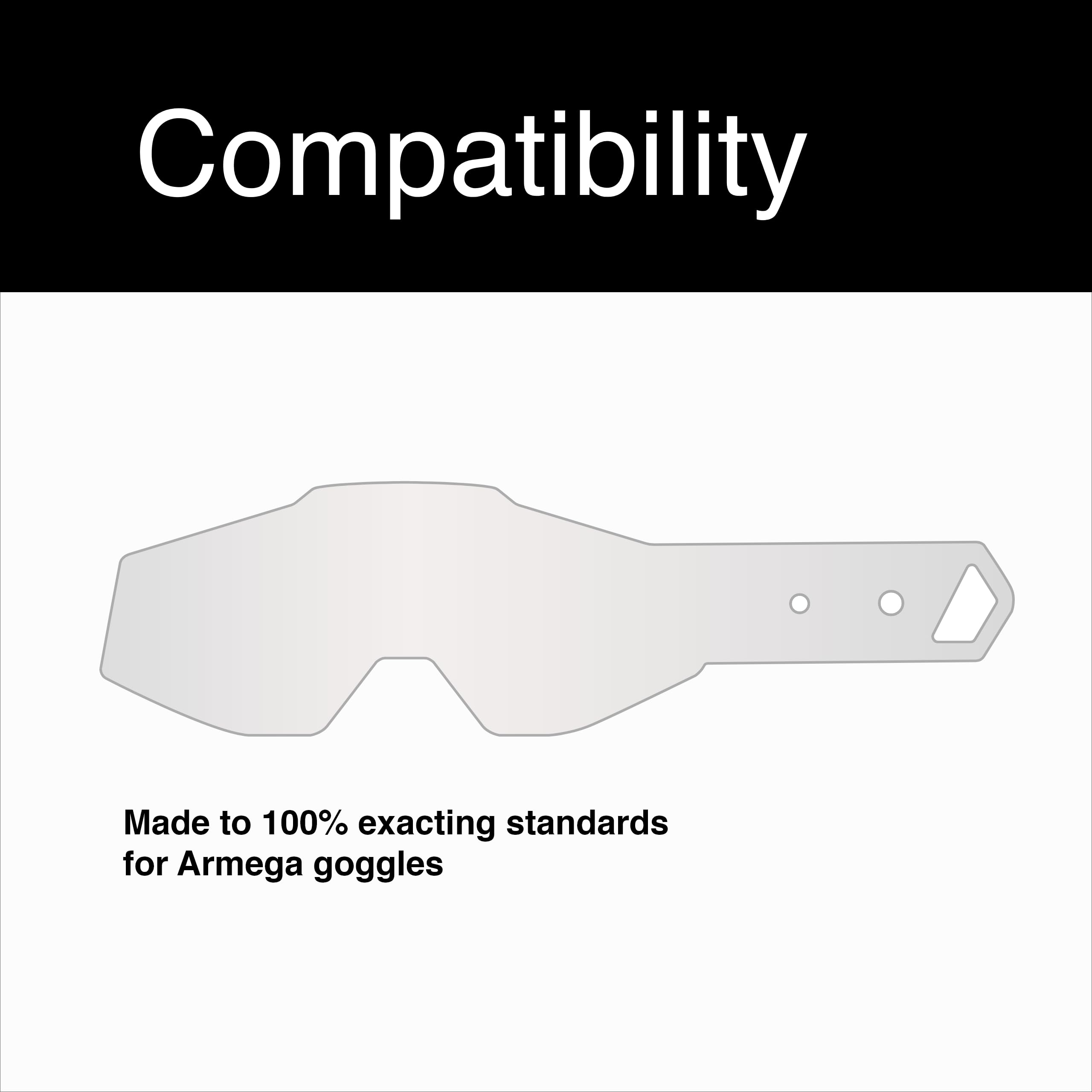 100% Armega Standard Tear-Offs 20 Pk