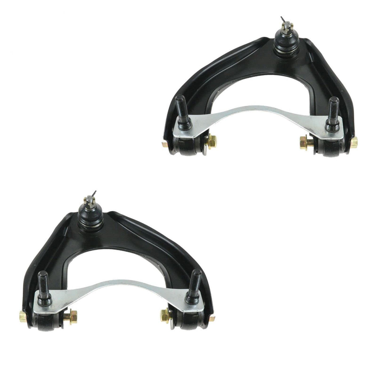 Trq Front Upper Control Arm With Ball Joint Set Compatible With 1988-1991 Honda Civic Crx