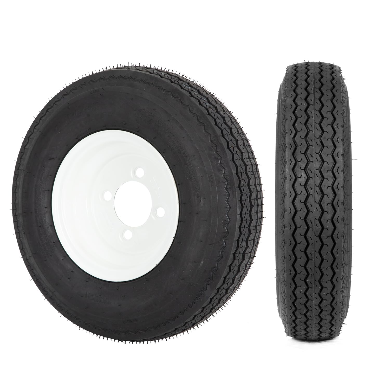 YUANXING 6PR Trailer Tires on Rims 4.80-8 480-8 4.80 X 8-8 in. Load Range C