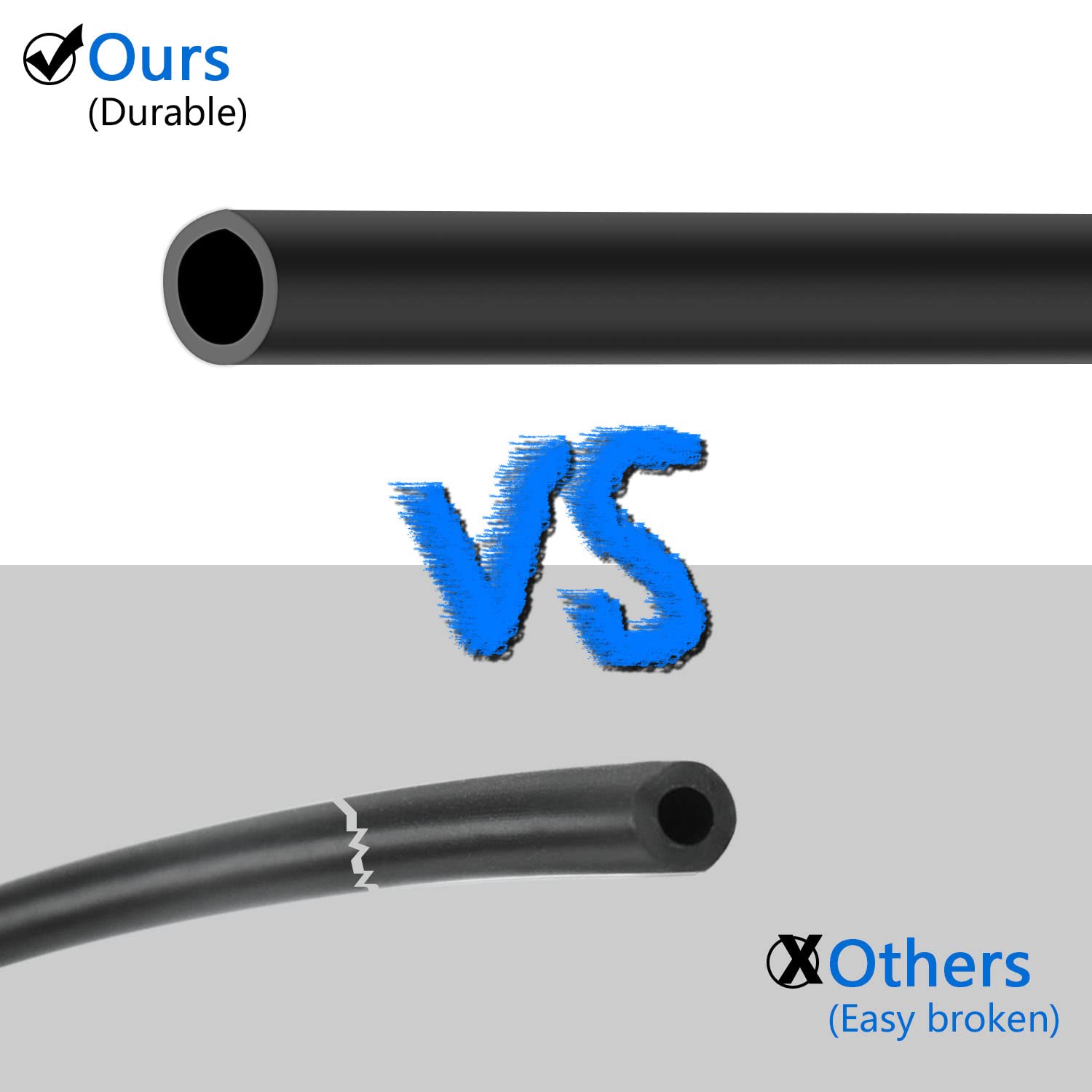 GZZTORES Windshield Washer Nozzles Kit for Chrysler Dodge Ram, 2 Nozzles with Gaskets, 157 Hose & Blue Removal Tool