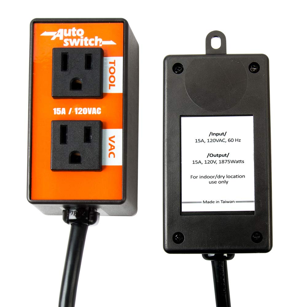 O'Skool Automatic Vacuum Switch Allows Power Tool To Turn Vacuum/Accessory On And Off Automatically