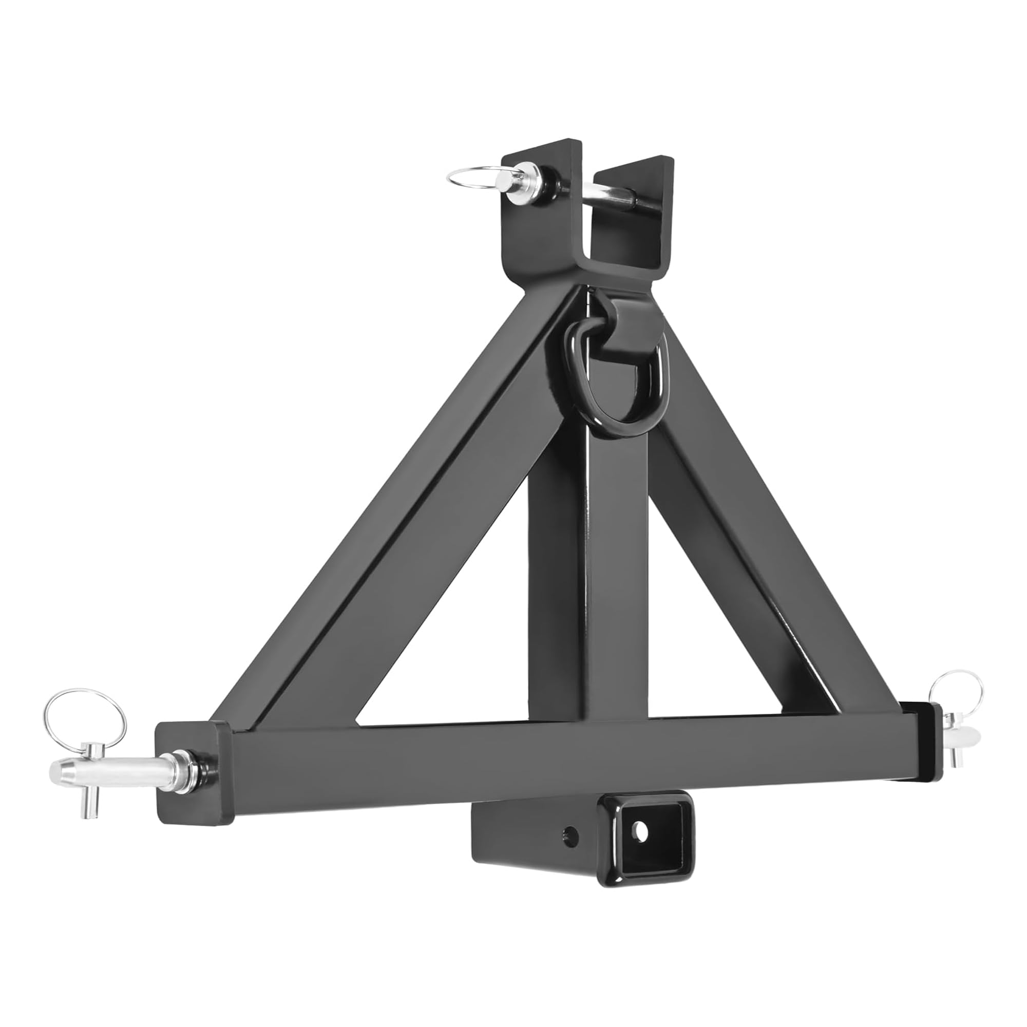 ECOTRIC 3 Point 2 Receiver Trailer Hitch Compatible with Kubota John Deere BX LM25H WLM NorTrac Yanmar Kioti Cat Tractor Drawbar