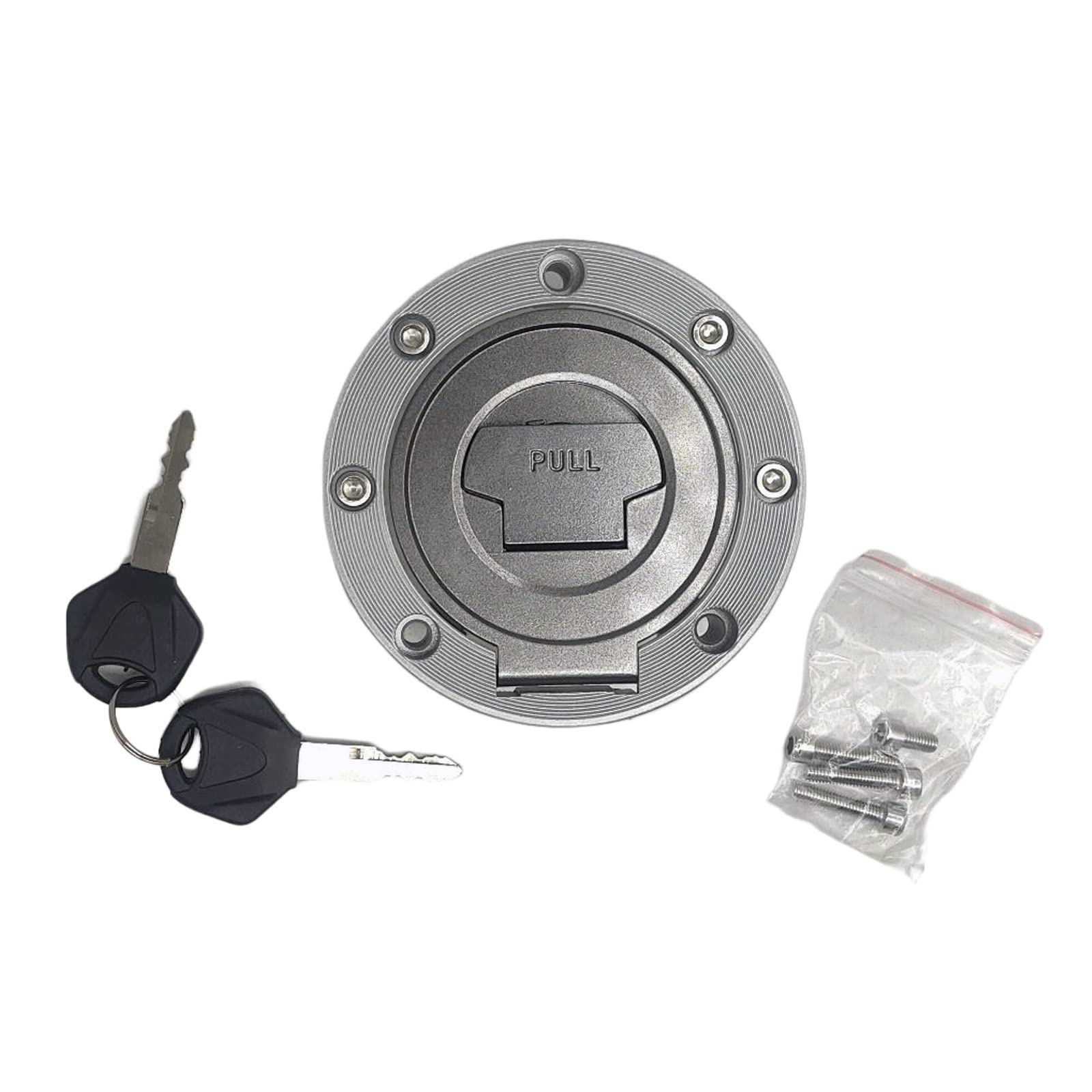 XDF Fuel Gas Tank Cap Cover Lock Key Compatible for Yamaha YZFR1 R6 R6S MT03 XJ6 XJ6F XJ6N FJ09 FJ13 FJ1300 FZ09 FZ07 FZ8 FZ6 FZ