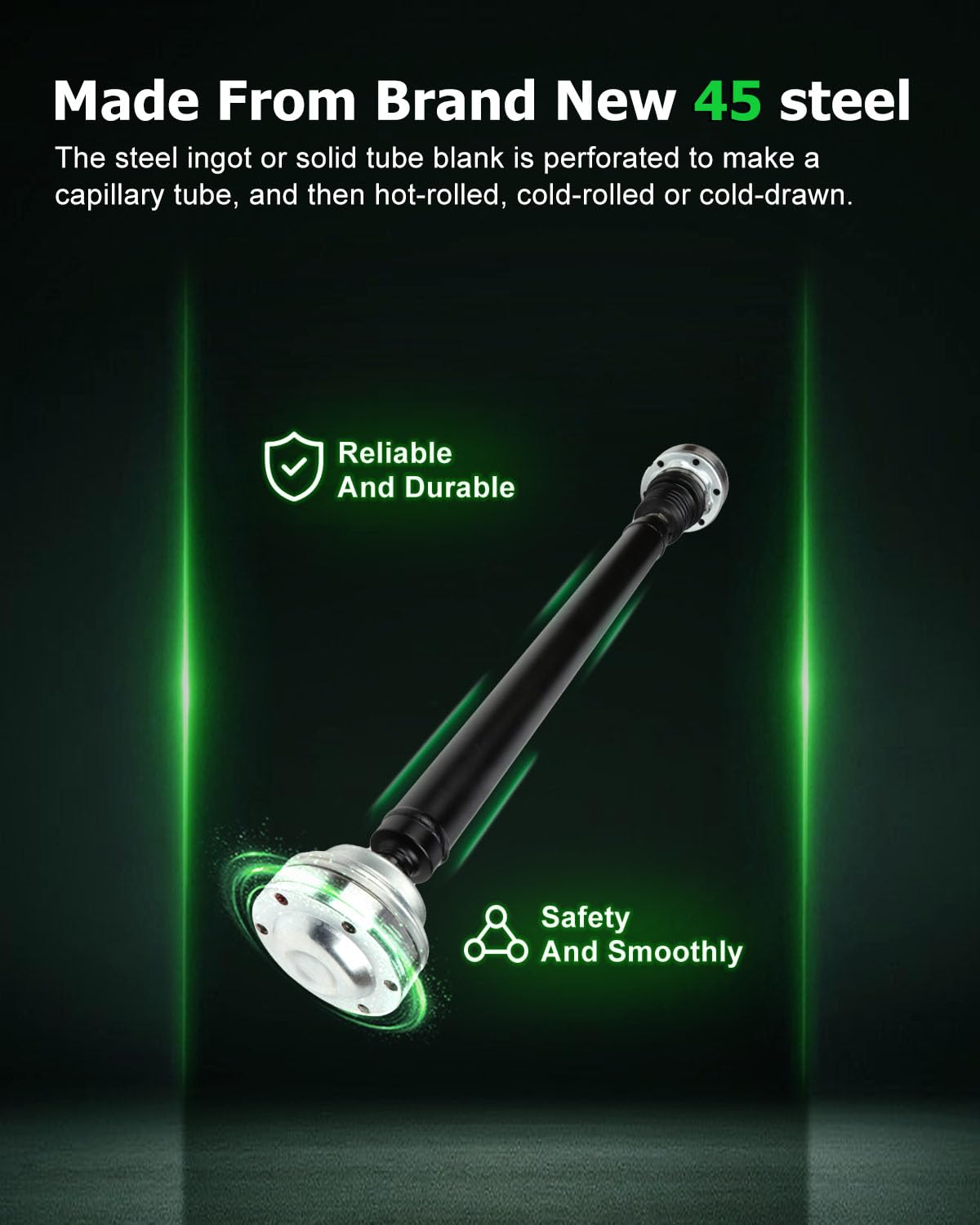 Scitoo 31.2'' Front Drive Shaft Assembly Propeller Shaft Compatible For Jeep Liberty 2002-2004 52111596Ab 52111596Aa 52111594Aa