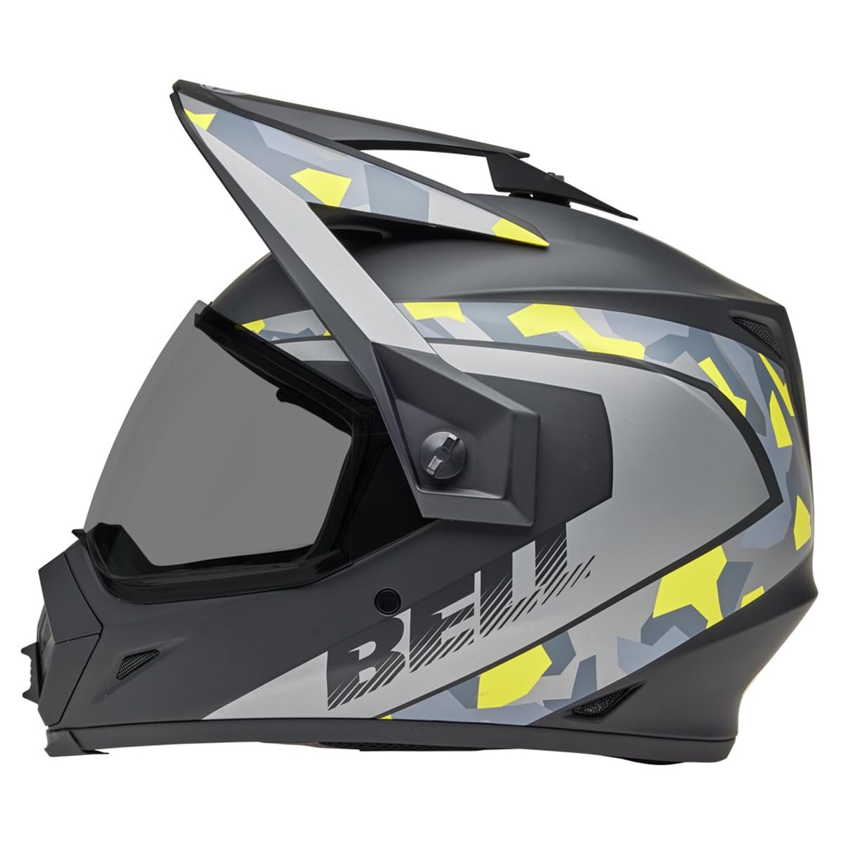 Bell Mx-9 Adventure Mips Dirt Helmet (Matte Mesa Black/Yellow Camo - Large)