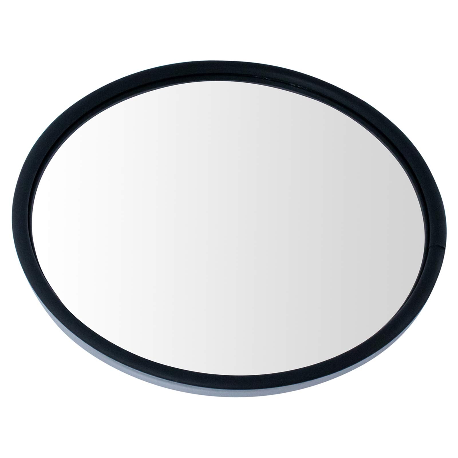 Trq 8.5'' Round Convex Mirror Pair Set Stainless Steel Heated Offset Stud W/Bracket