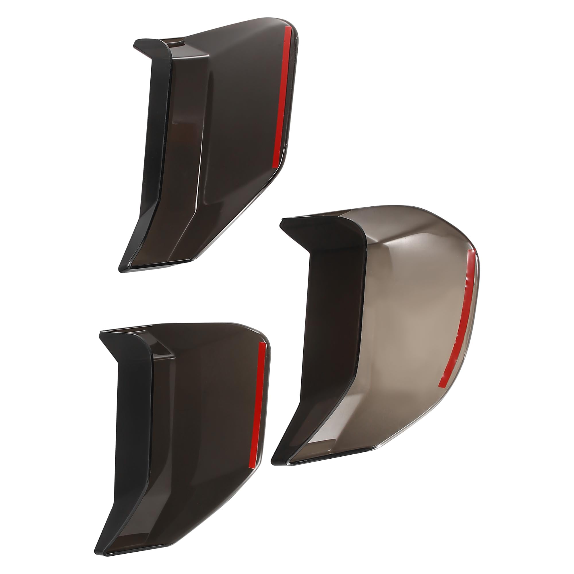 Black Tail Light Lamp Lens Cover Guard Trim Frame Bezels Decoration Accessories Compatible With Ford Mustang 2018 2019 2020 2021