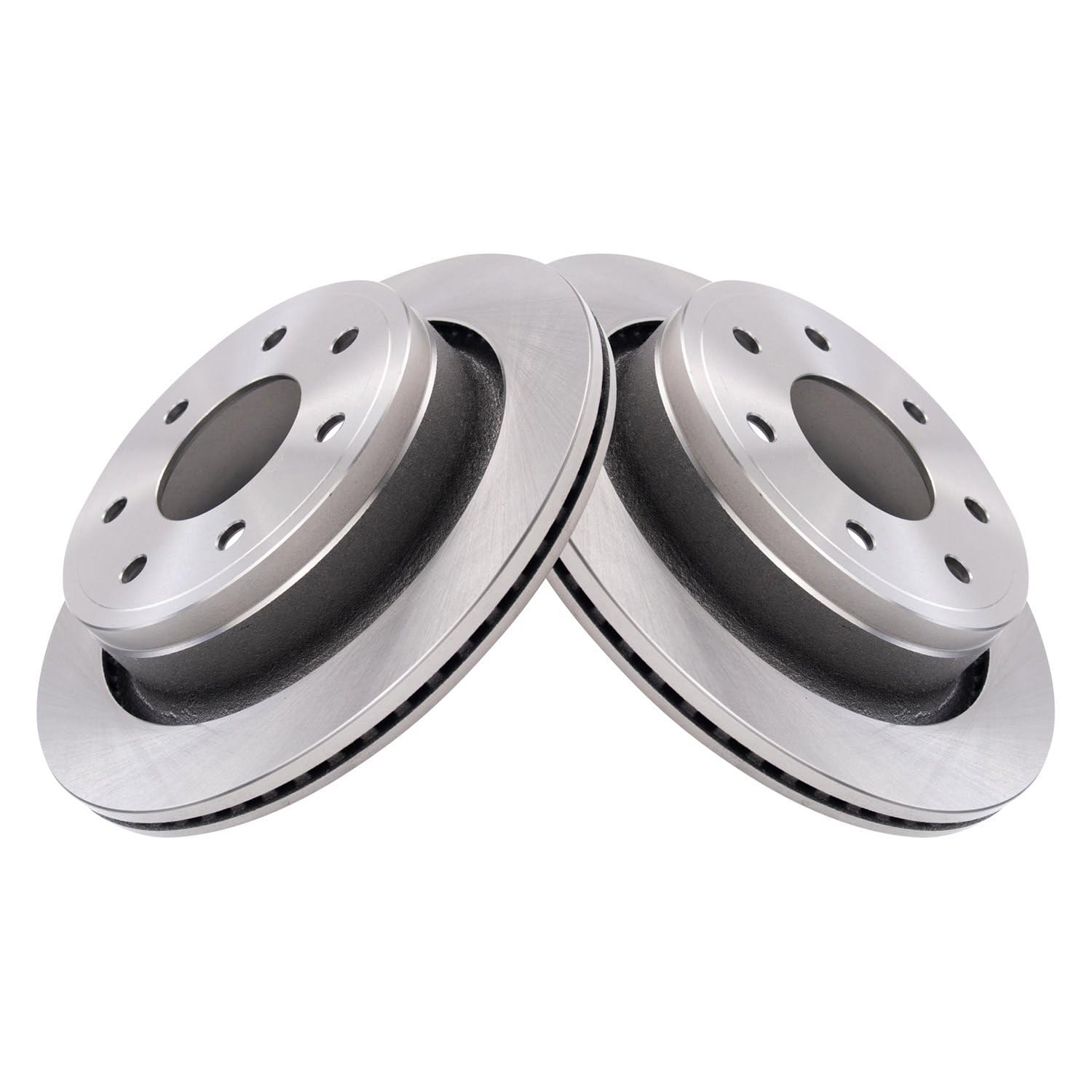 Trq Rear Brake Rotors Set Compatible With 2012-2014 Ford F-150