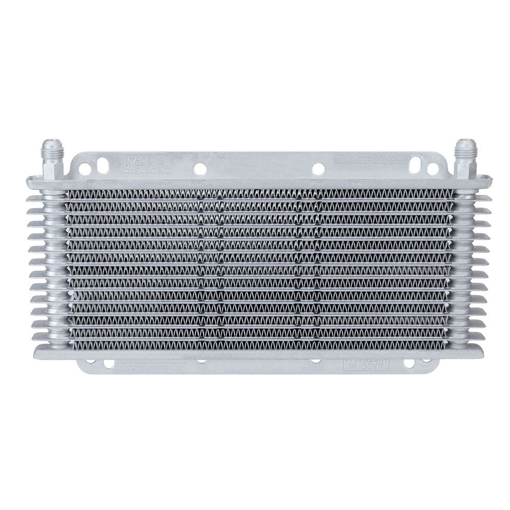 Flex-A-Lite (400017) Stacked Plate 17-Row Transmission Cooler, 11 X 6 X 3/4 With -6 An Fittings