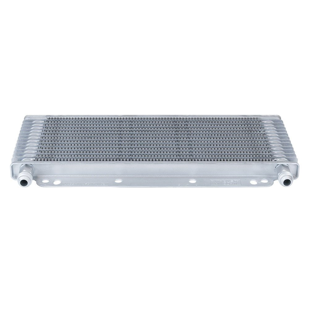 Flex-A-Lite (400017) Stacked Plate 17-Row Transmission Cooler, 11 X 6 X 3/4 With -6 An Fittings