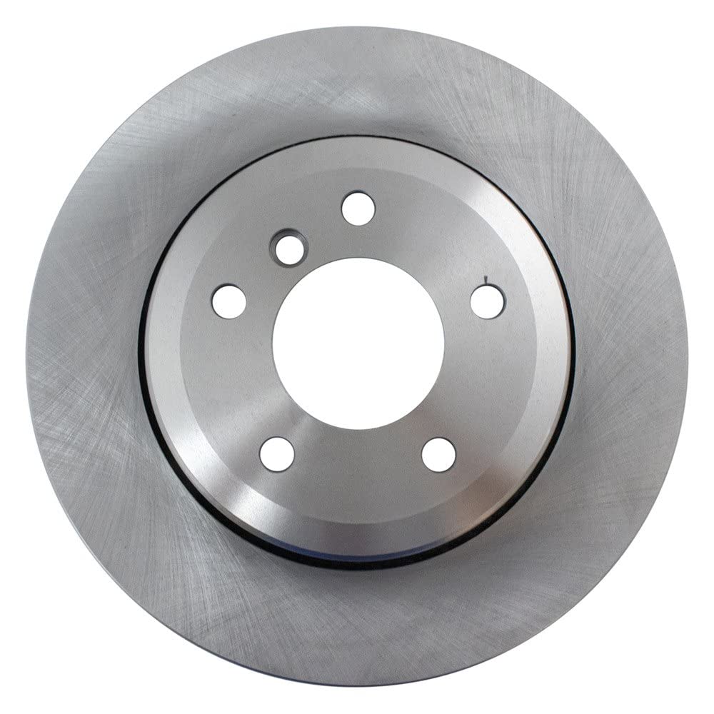 Trq Rear Brake Rotors Set Vented Compatible With 2004-2007 Bmw 525I 2008-2010 528I 530I