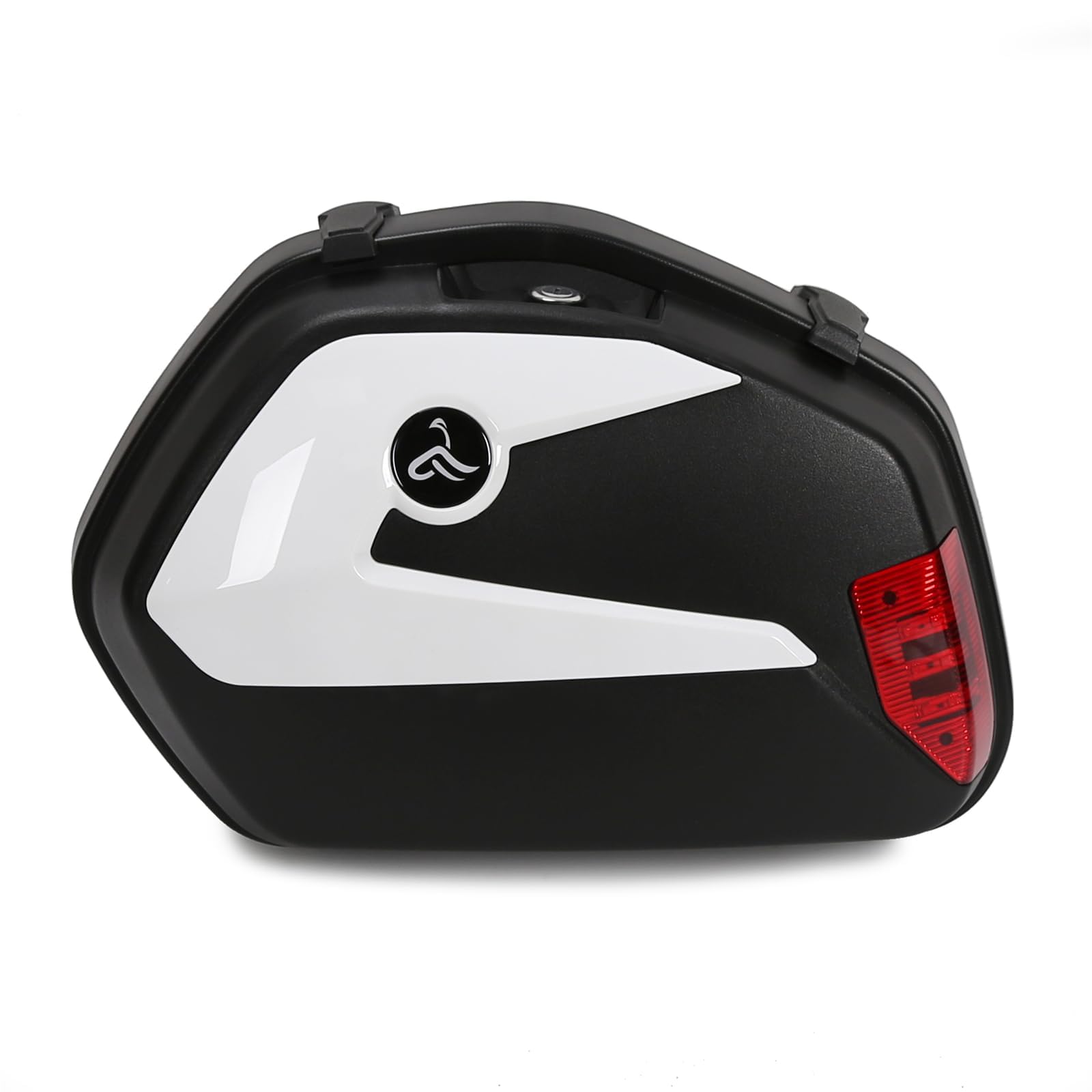 ECOTRIC Hard Saddlebags Compatible with Can-am Spyder ROADSTER RS ST Honda Street With Mounting Brackets