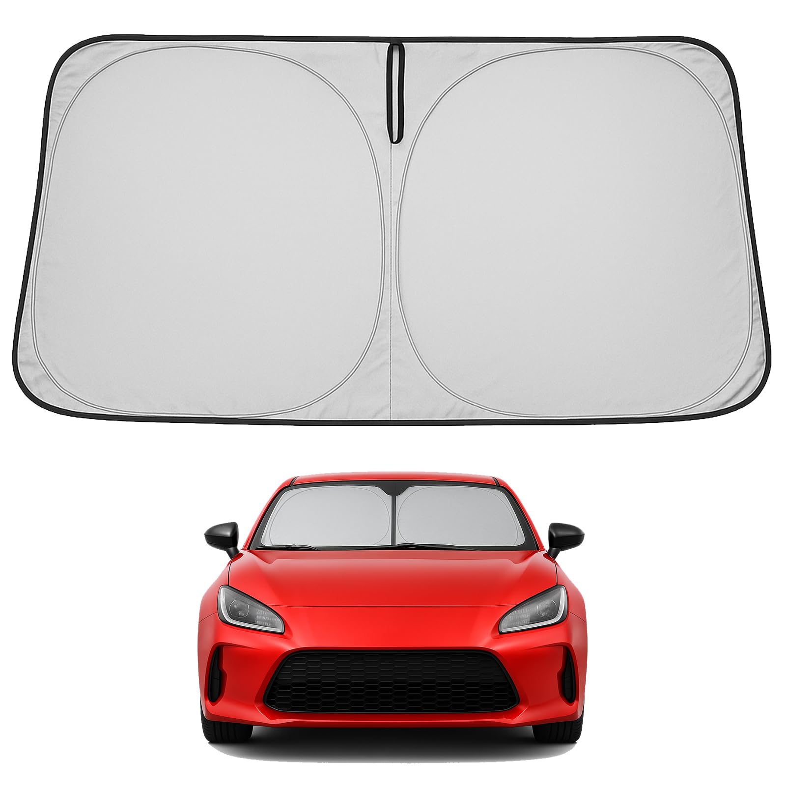 Proadsy 2025 Upgrade Windshield Sun Shade Custom Fit 2017-2021 Toyota 86/2022-2023 Toyota Gr86/2013-2023 Subaru Brz/2012-2016 Sc