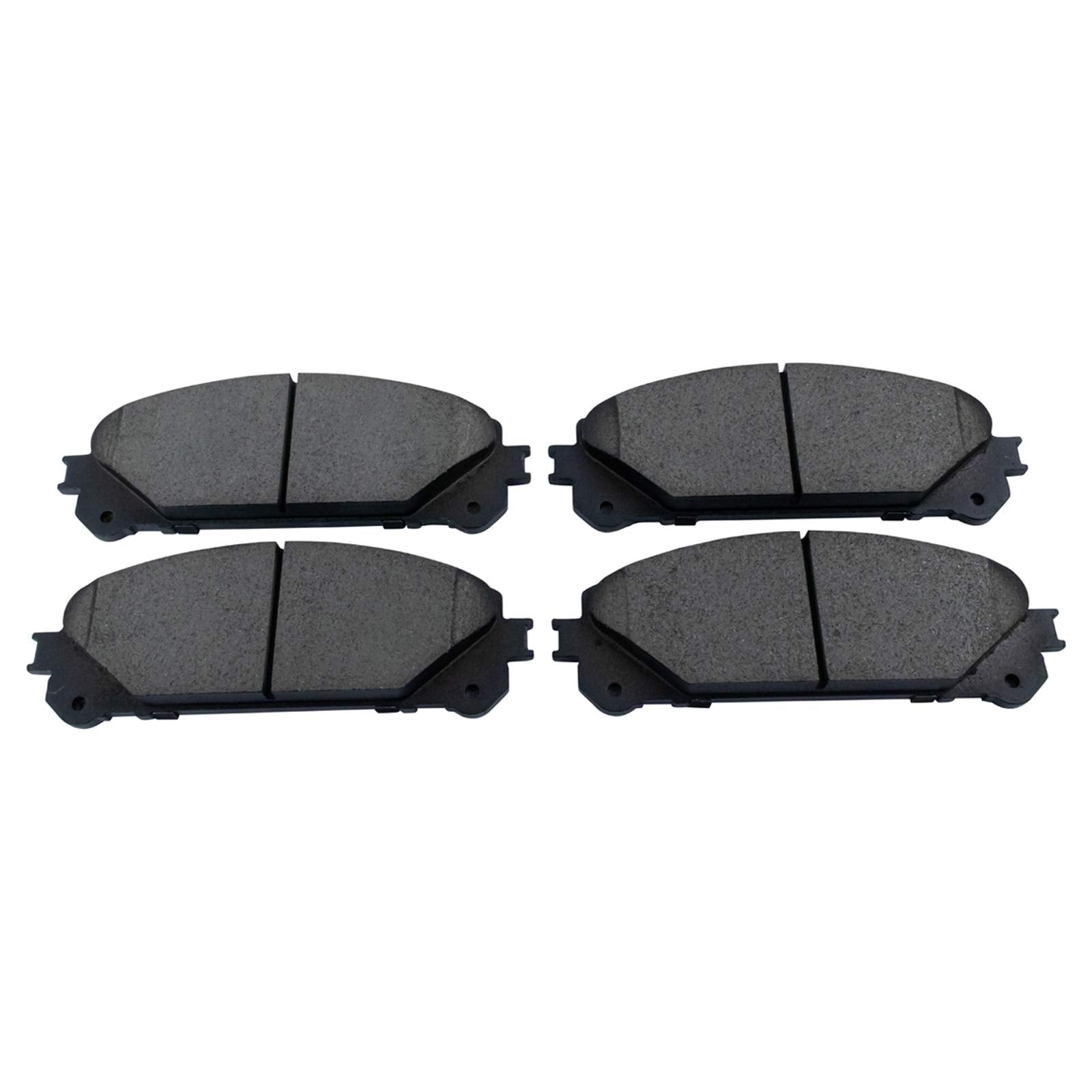 TRQ Premium Posi Ceramic Disc Brake Pad Front Kit for Toyota Lexus