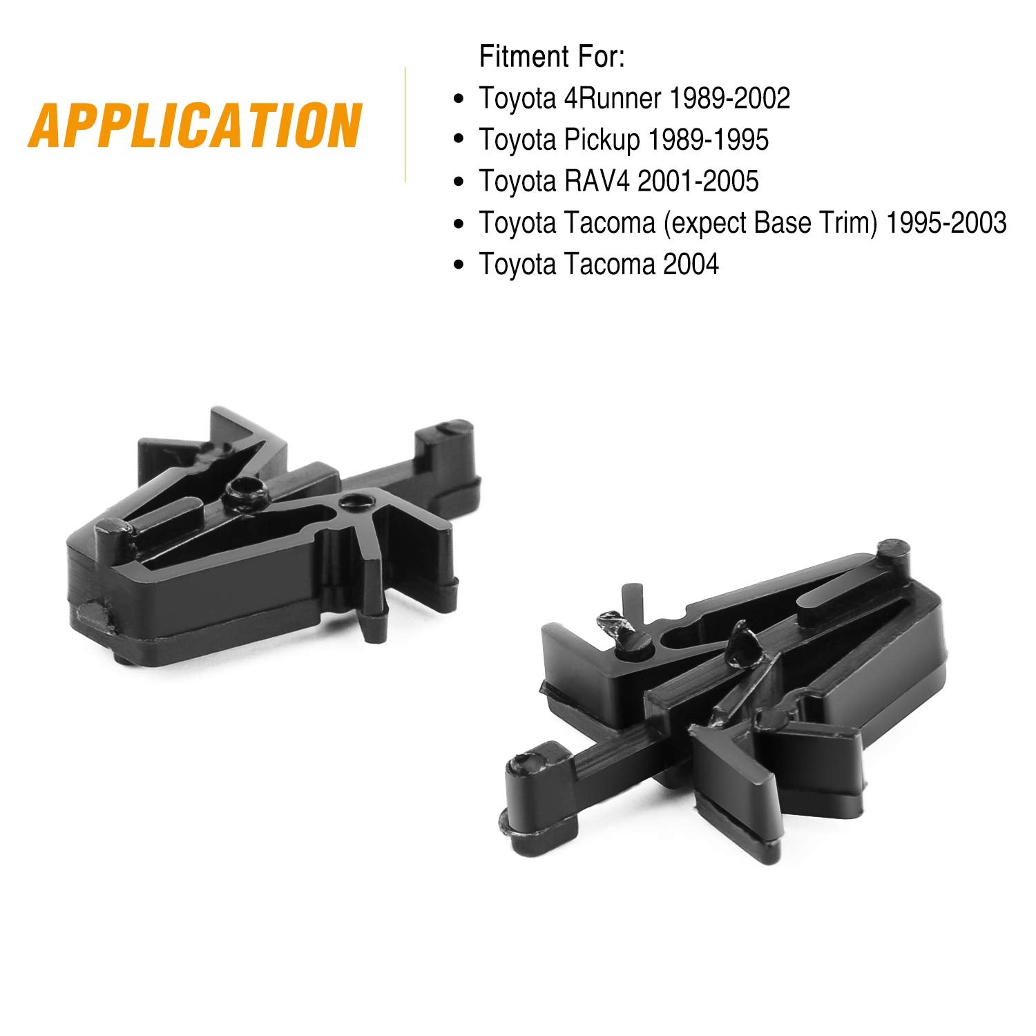 Gooacc Grille Clip Retainers For Toyota Vehicles Tacoma Rav4 Pickup Truck 4Runner Camry Replaces 90467-12040 Interior Trim Panel