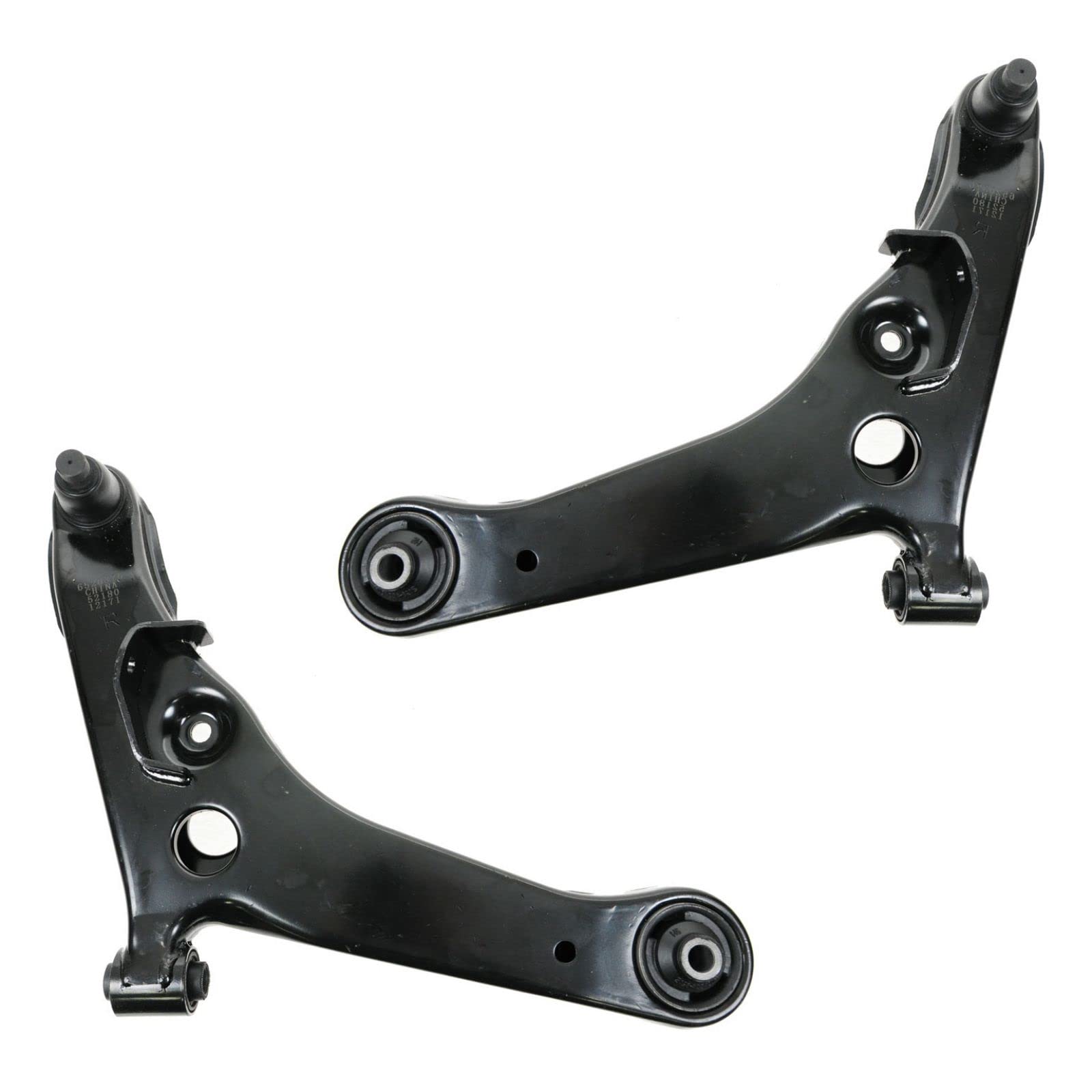 Trq Front Lower Control Arm With Ball Joint Set Compatible With 2003-2006 Mitsubishi Outlander Mi4510103 Mi4511103