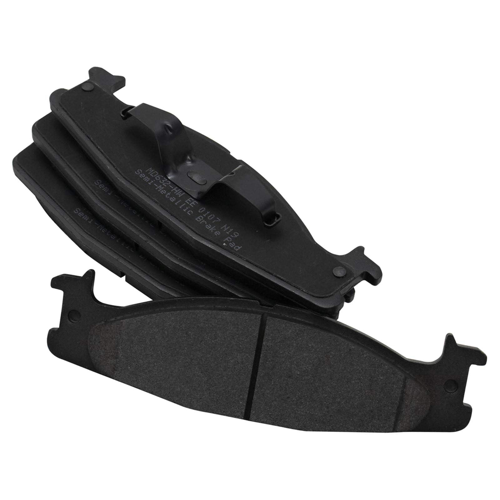 Trq Front Brake Pad & Rotor Kit Brake Pads Brake Rotor Semi-Metallic Compatible With 2003 Ford E-150 E-150 Club Wagon 1994-2002