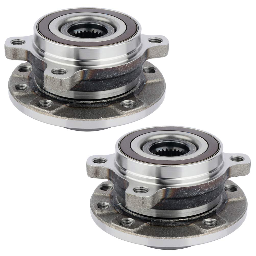 ECCPP Wheel Hub and Bearing Assembly Front 513349 fit for Jeep for Cherokee 2014-2019 5 Lugs Wheel Bearing Hubs with ABS 2pcs