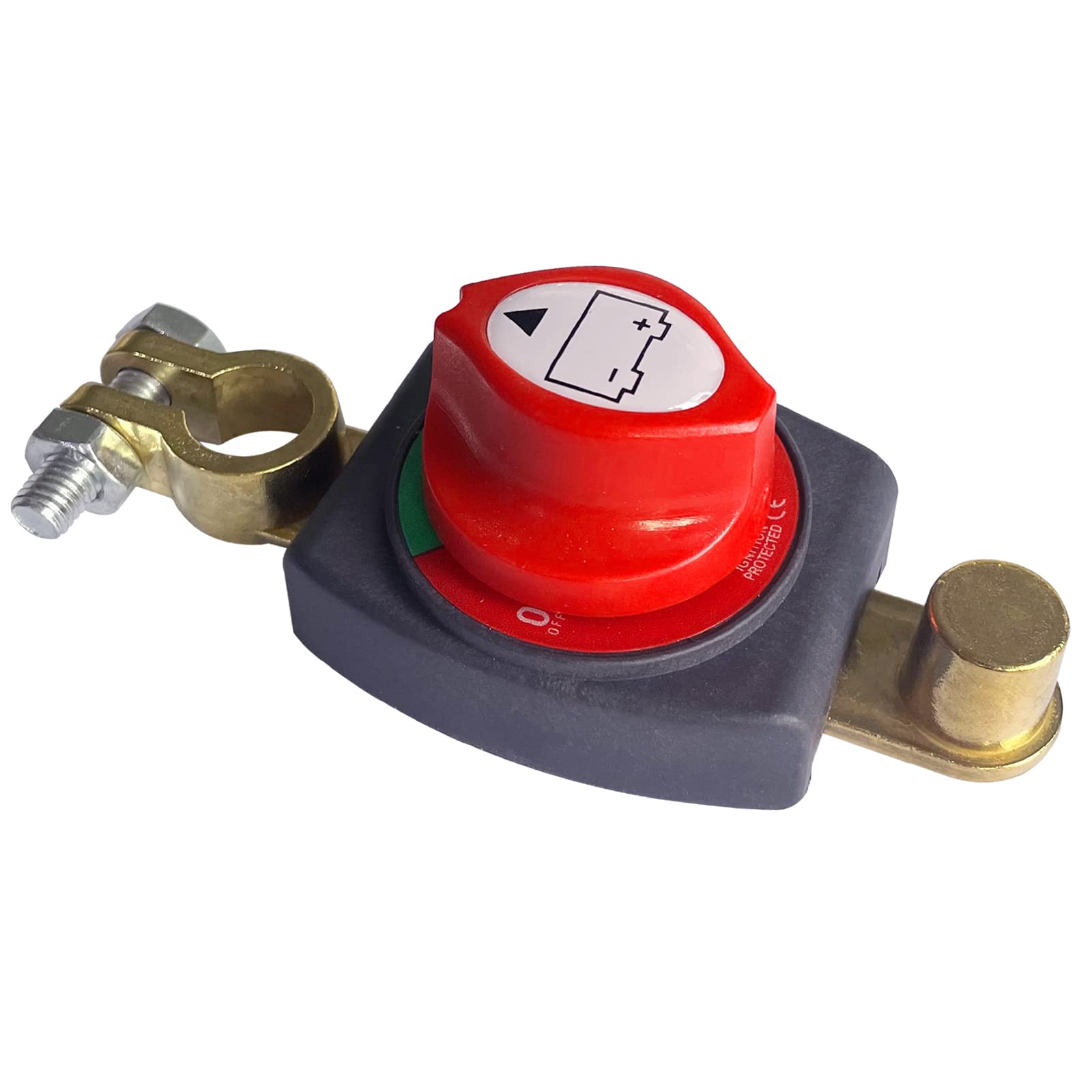 Ampper Top Post Battery Disconnect Switch, 12-48 V Battery Power Cut Master Switch Disconnect Isolator For Car, Vehicle, Rv And 