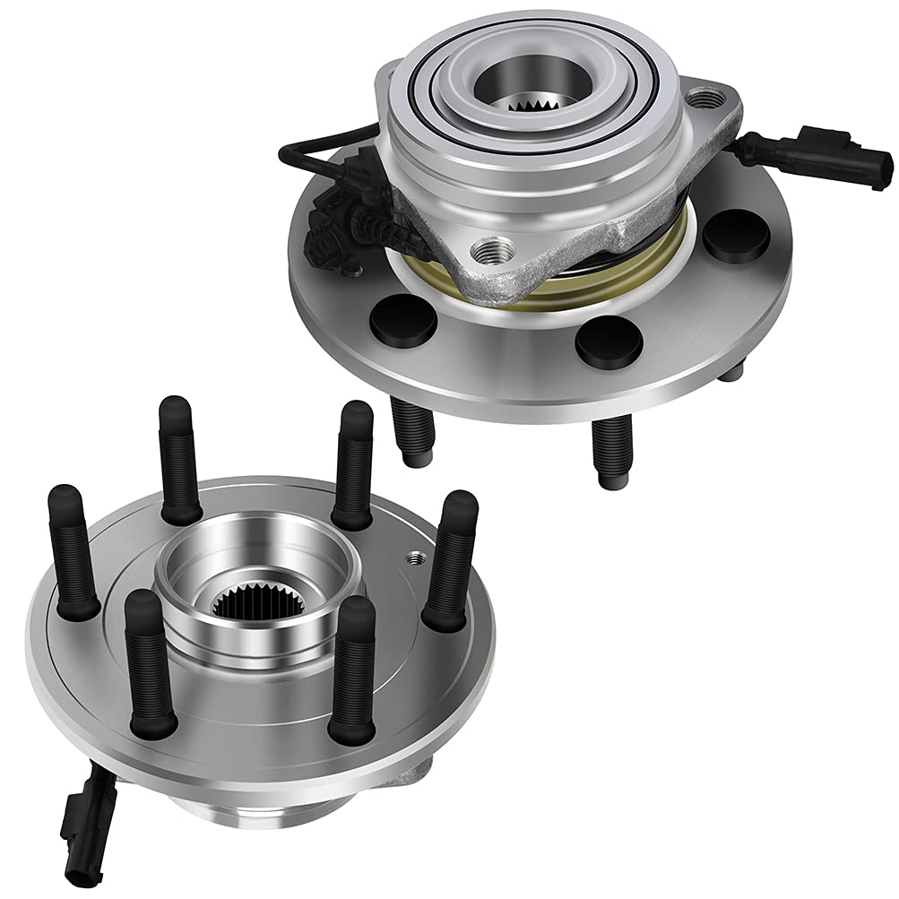 ECCPP Front Wheel Bearing Hub Assembly for 2007-2012 Cadillac Escalade, Chevy Avalanche, Silverado 1500, Suburban 1500, Tahoe - 