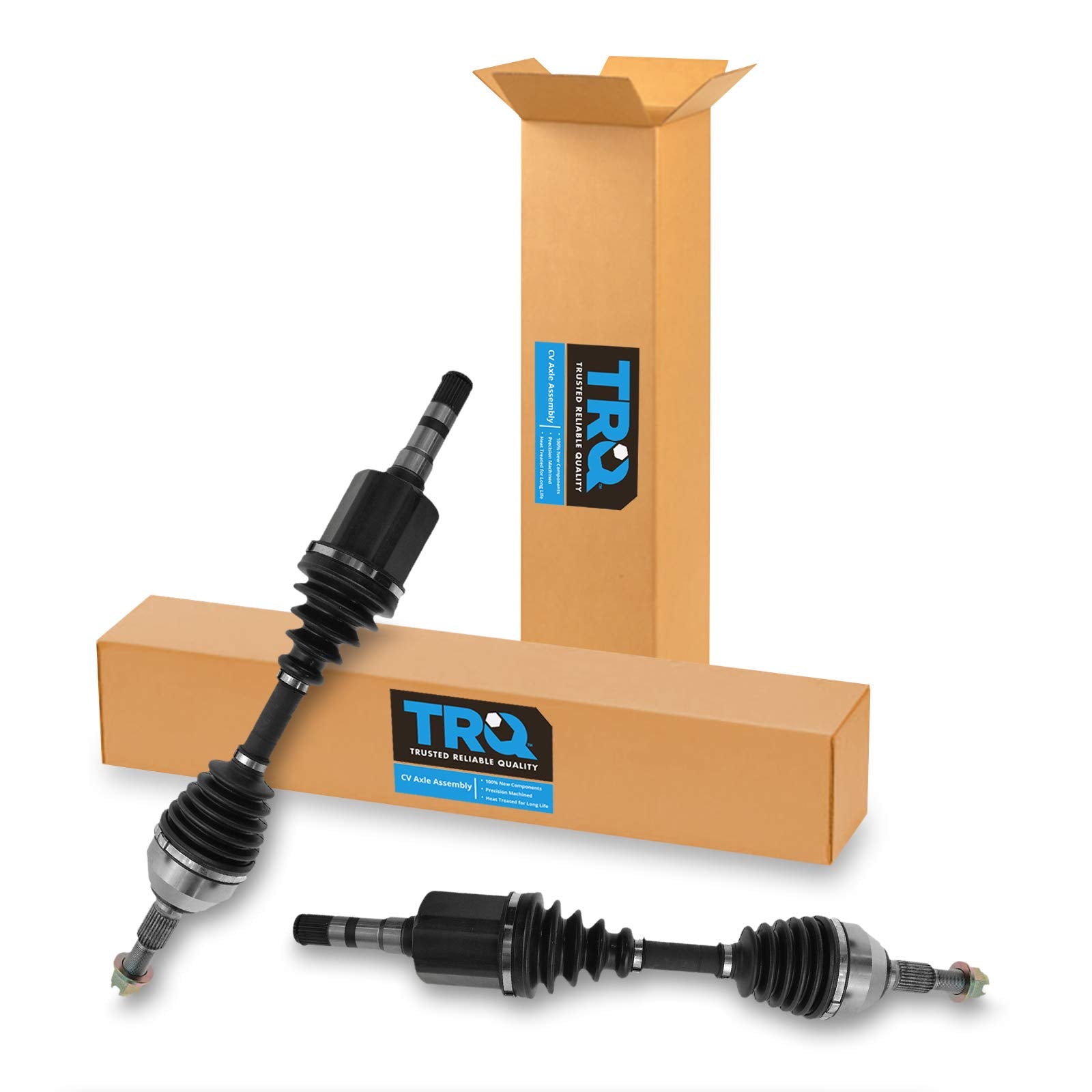 Trq Front Cv Axle Shaft Assembly Set Compatible With 2003-2011 Saab 9-3 2010-2011 9-3X