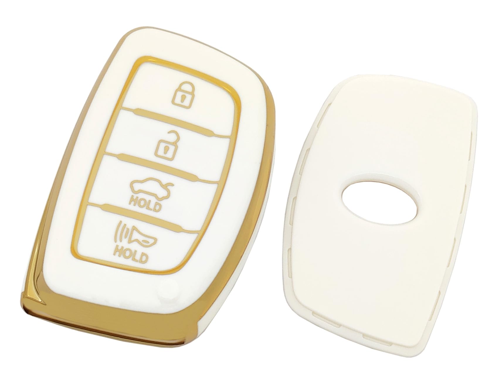 Arruweer Key Fob Cover For Hyundai Soft Tpu Key Fob Case Holder Compatiable With Hyundai Sonata Elantra Elantra Gt Ioniq Tucson