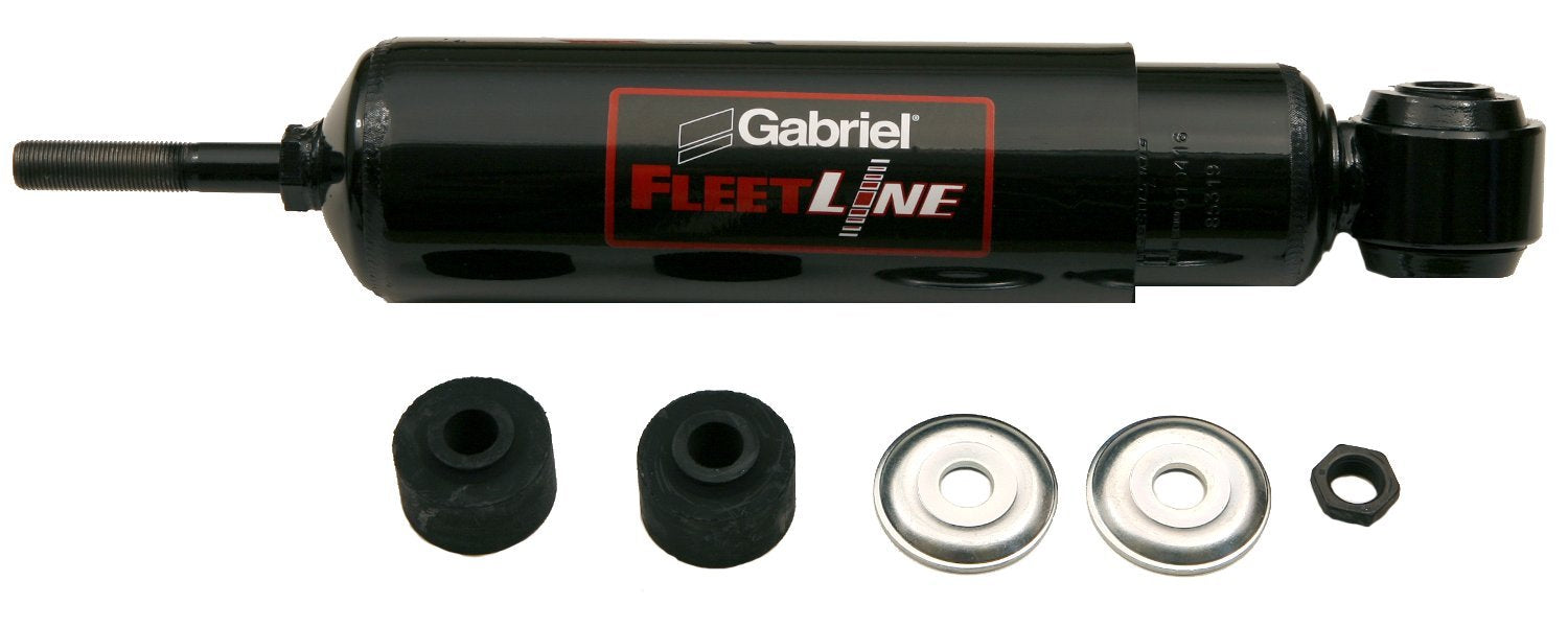 Gabriel 85319 Fleetline Heavy Duty Rear Shock Absorbers For 89-99 Freightliner Fla086, 94-02 Flb; 99 International; Oem# 681-326