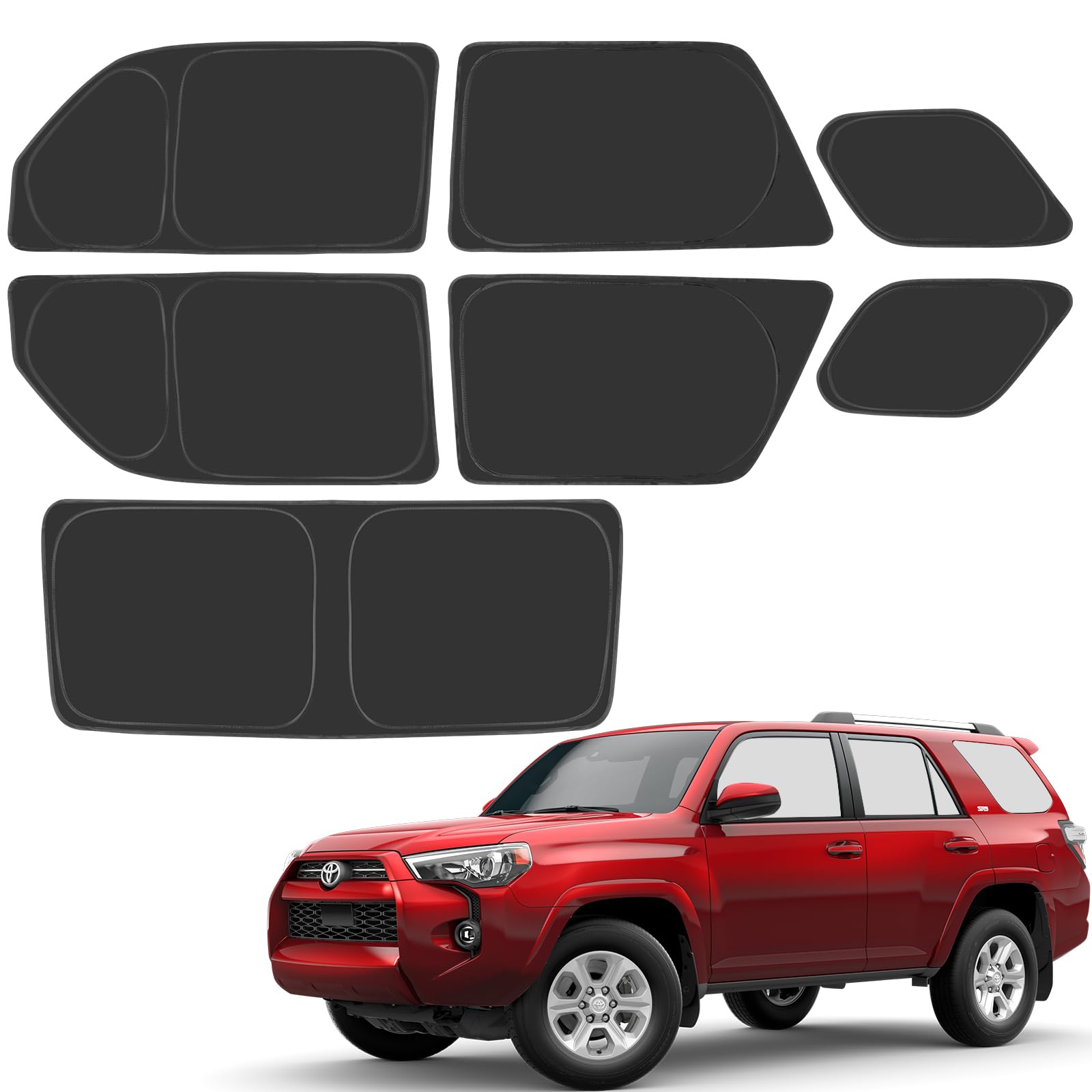 Proadsy 2025 Upgrade Window Sun Shade For 5Th Gen 4Runner 2010-2024 2025 Side Rear Window For Baby/Camping Uv Rays And Privacy P
