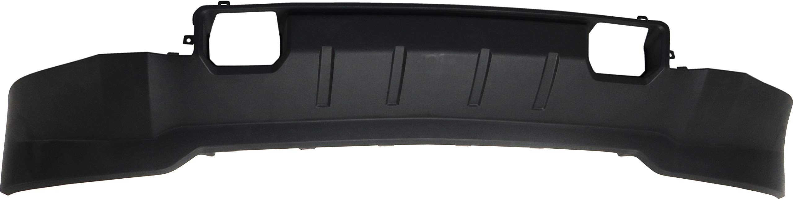 Garage-Pro Front Valance Compatible with 2015-2019 Chevrolet Silverado 2500 HD and 2015-2019 Silverado 3500 HD Textured With Chr