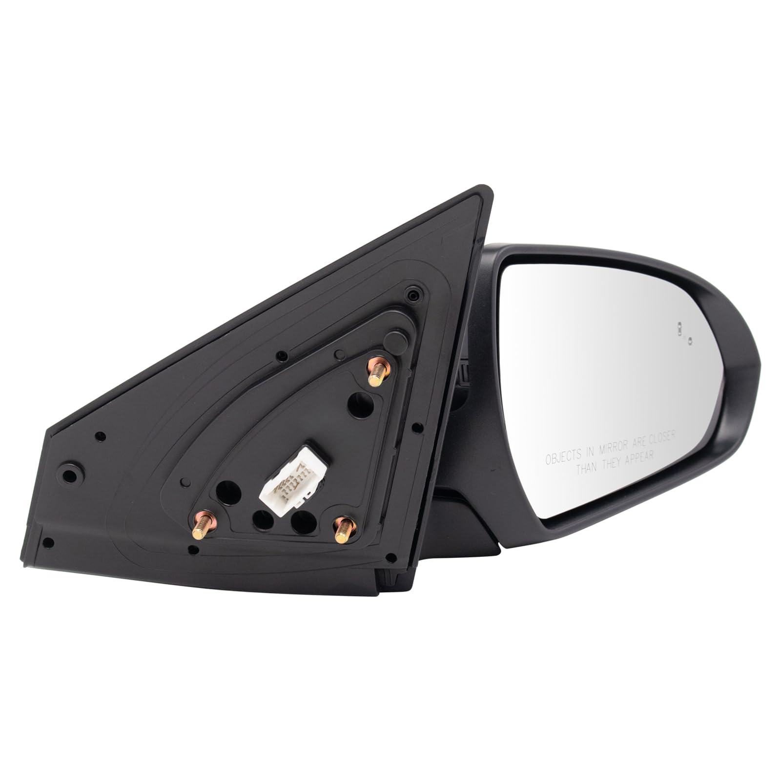 Trq Right Mirror With Heat Without Memory Without Housing Turn Signal With Blind Spot Indicator Passenger Side Compatible With 2