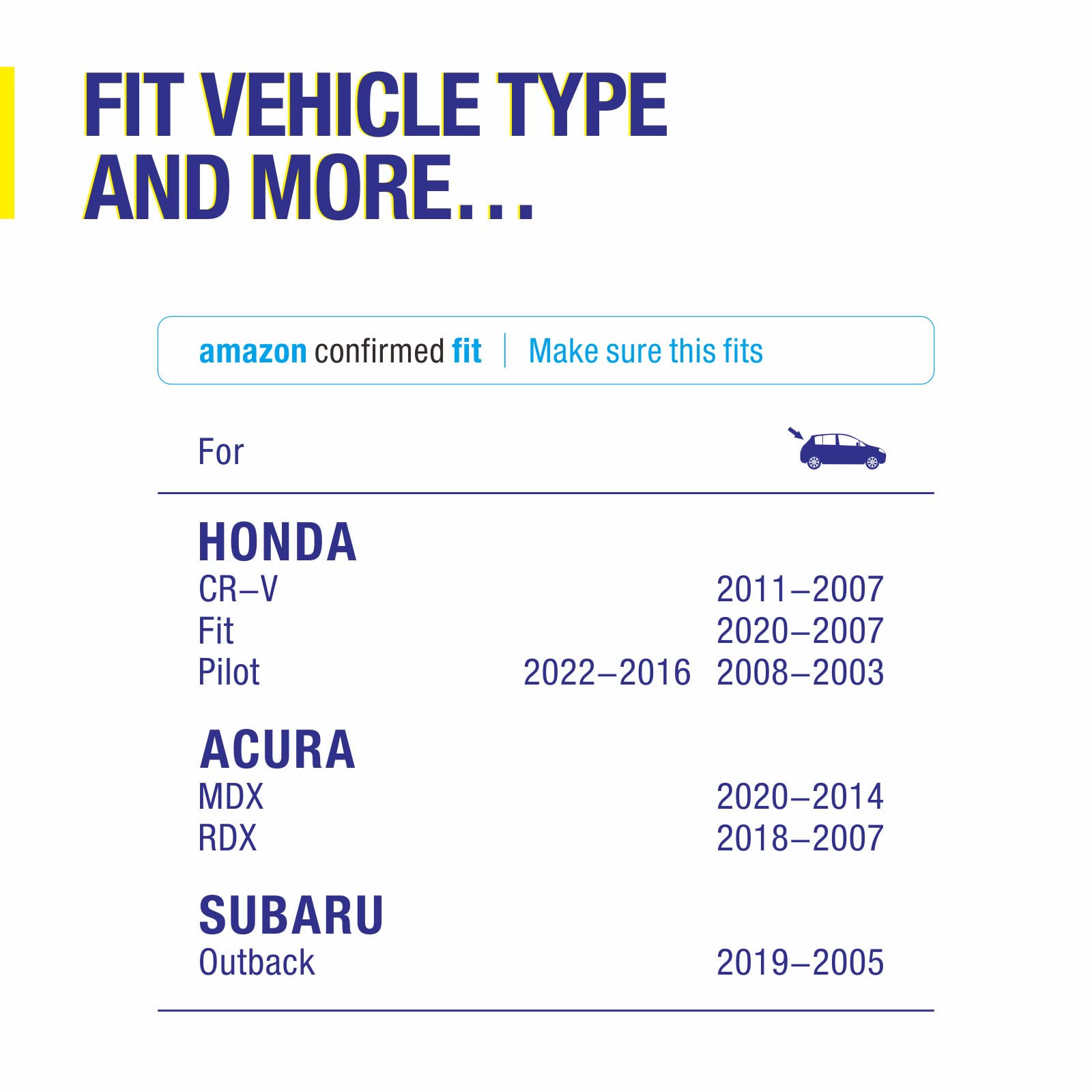 5 Plus Rear Wiper Blade 14 Inch (14-B), Replacement For Honda Crv 2011-2007 Fit 2020-2007 Pilot 2020-2016,2008-2003 /Acura Rdx 2
