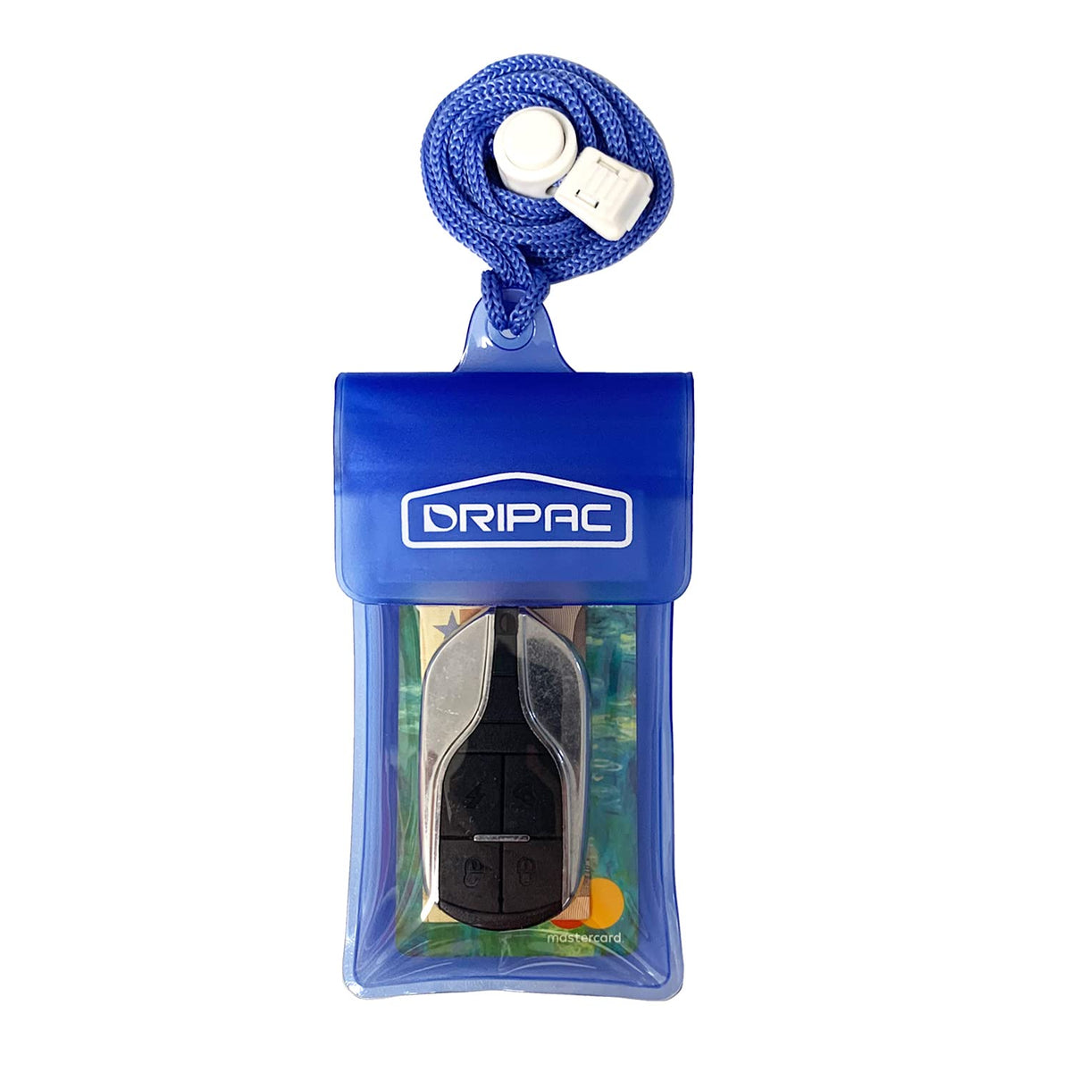 Dripac Waterproof Car Key Fob Case Waterproof Wallet Waterproof Holder Pouch For Key Id Badge Credit Card Money(Purple)
