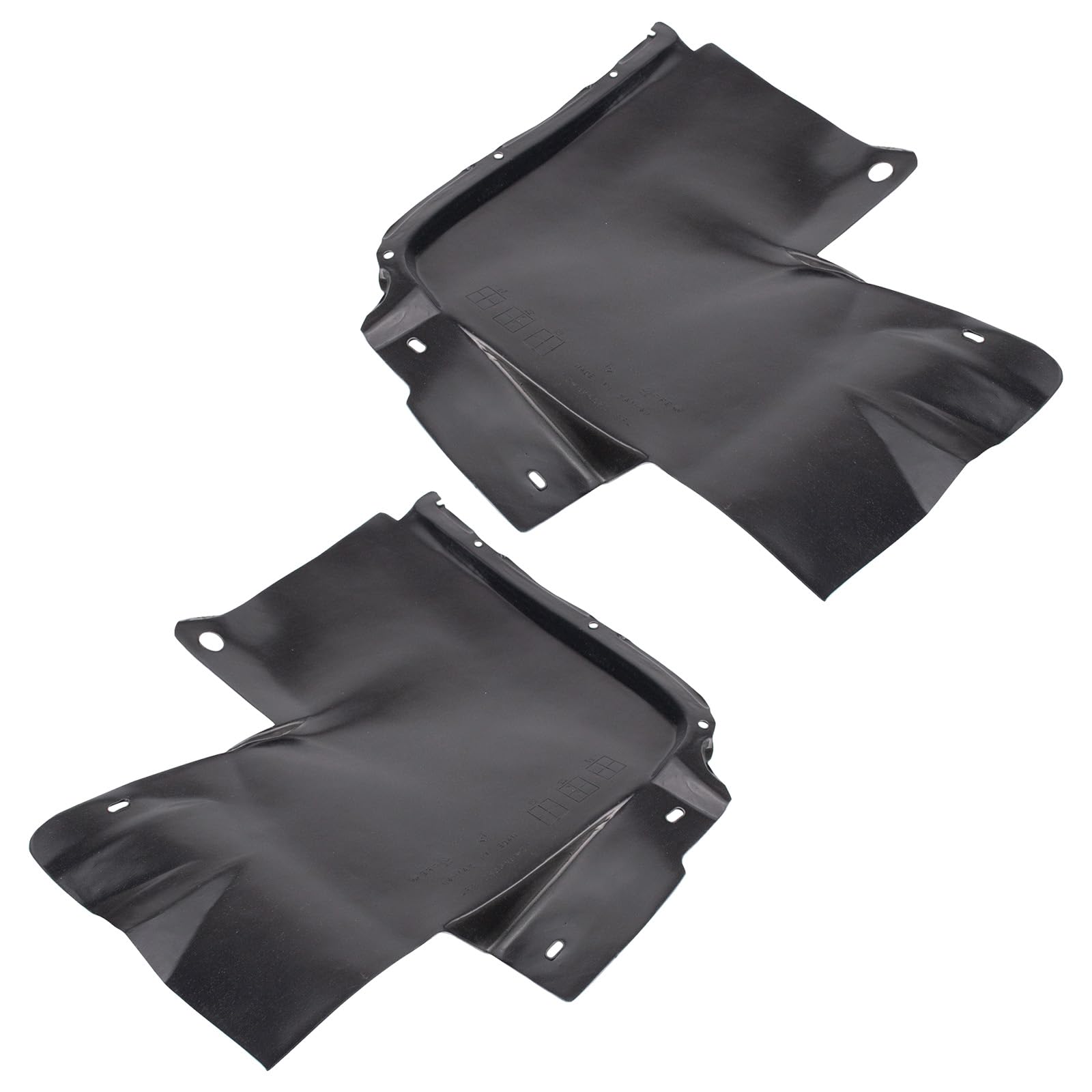 Trq Front Inner Fender Liner Set Compatible With 2000-2005 Buick Lesabre Gm1004153 Gm1005153