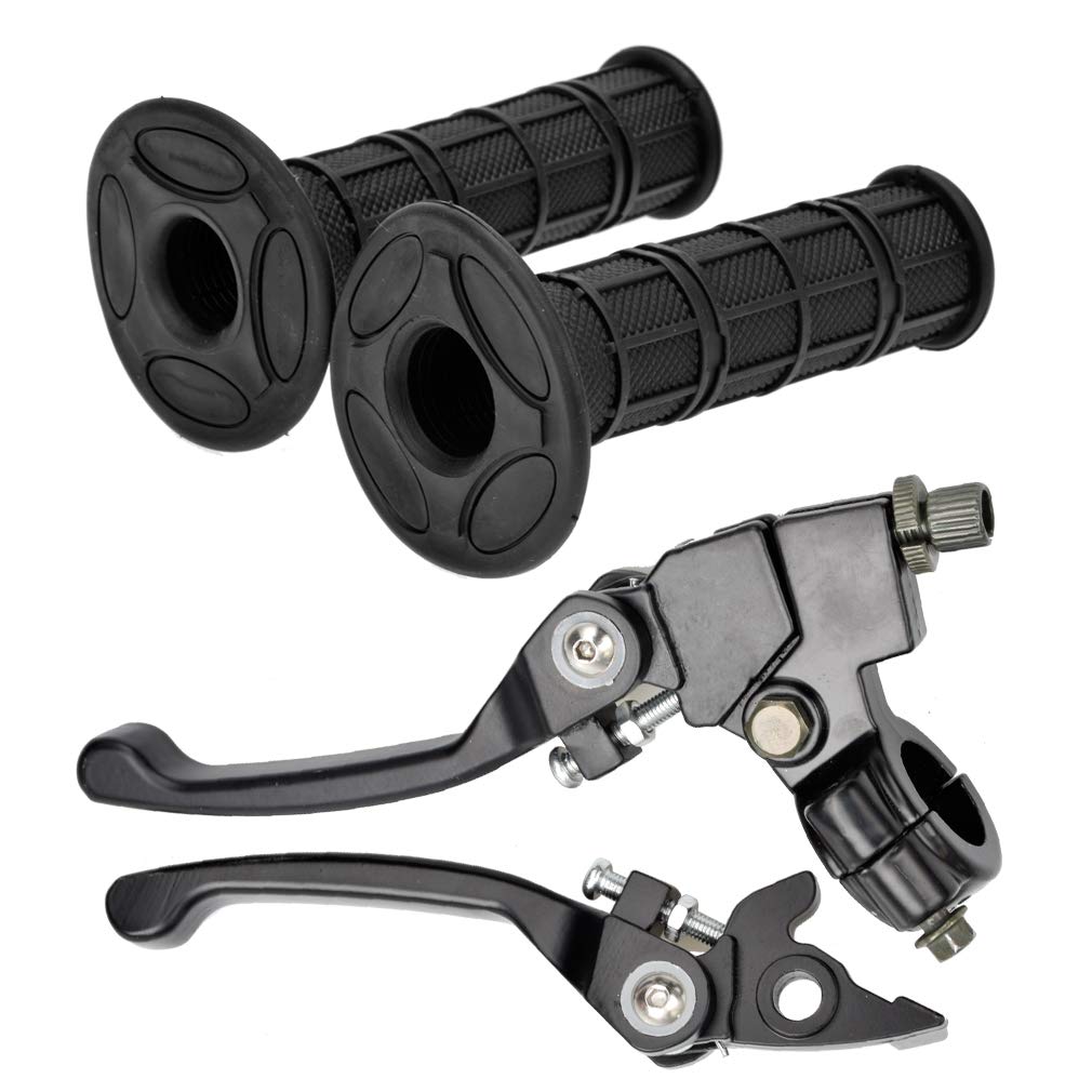 HIAORS Folding Clutch Lever with Perch Brake Lever Black Hand Grips for Apollo RFZ RFZ 125cc TaoTao SSR Thumpstar 50cc 125cc 150