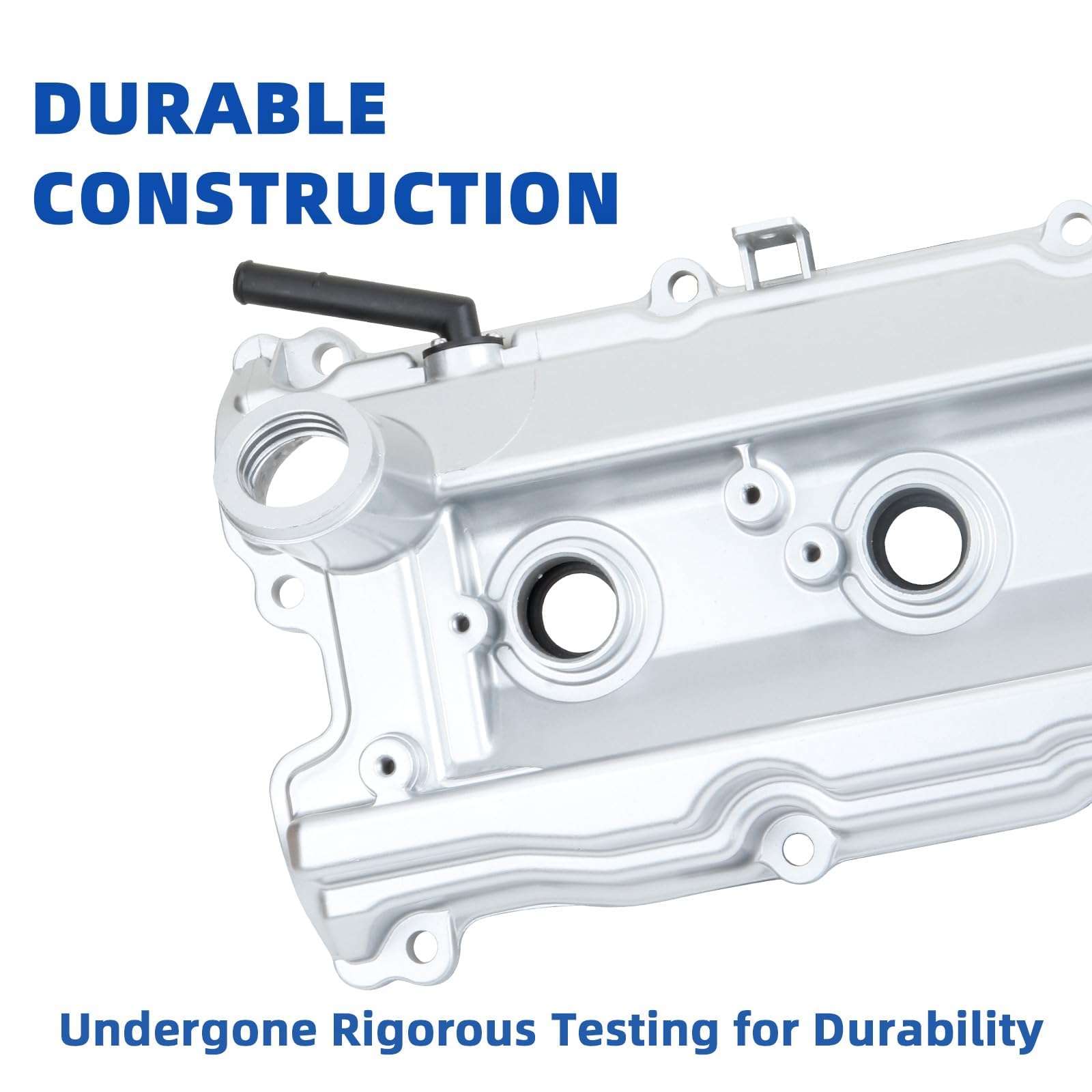 Mitzone Upgrade Vq35De Left And Right Aluminum Valve Cover With Tube Compatible With Infiniti G35 M35 Fx35 For Nissan 350Z 2003-